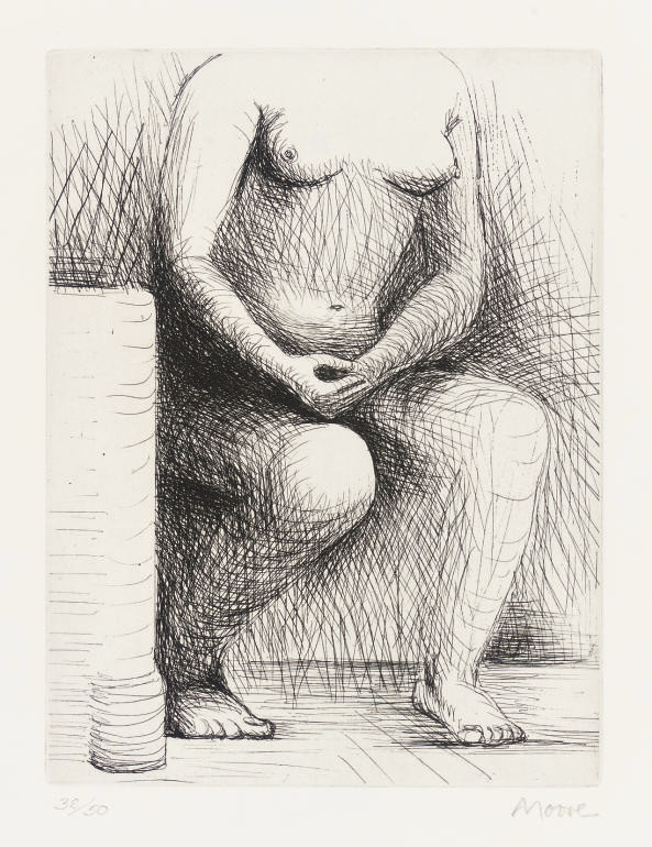 Henry Moore — Сидящая фигура (Cramer 516)