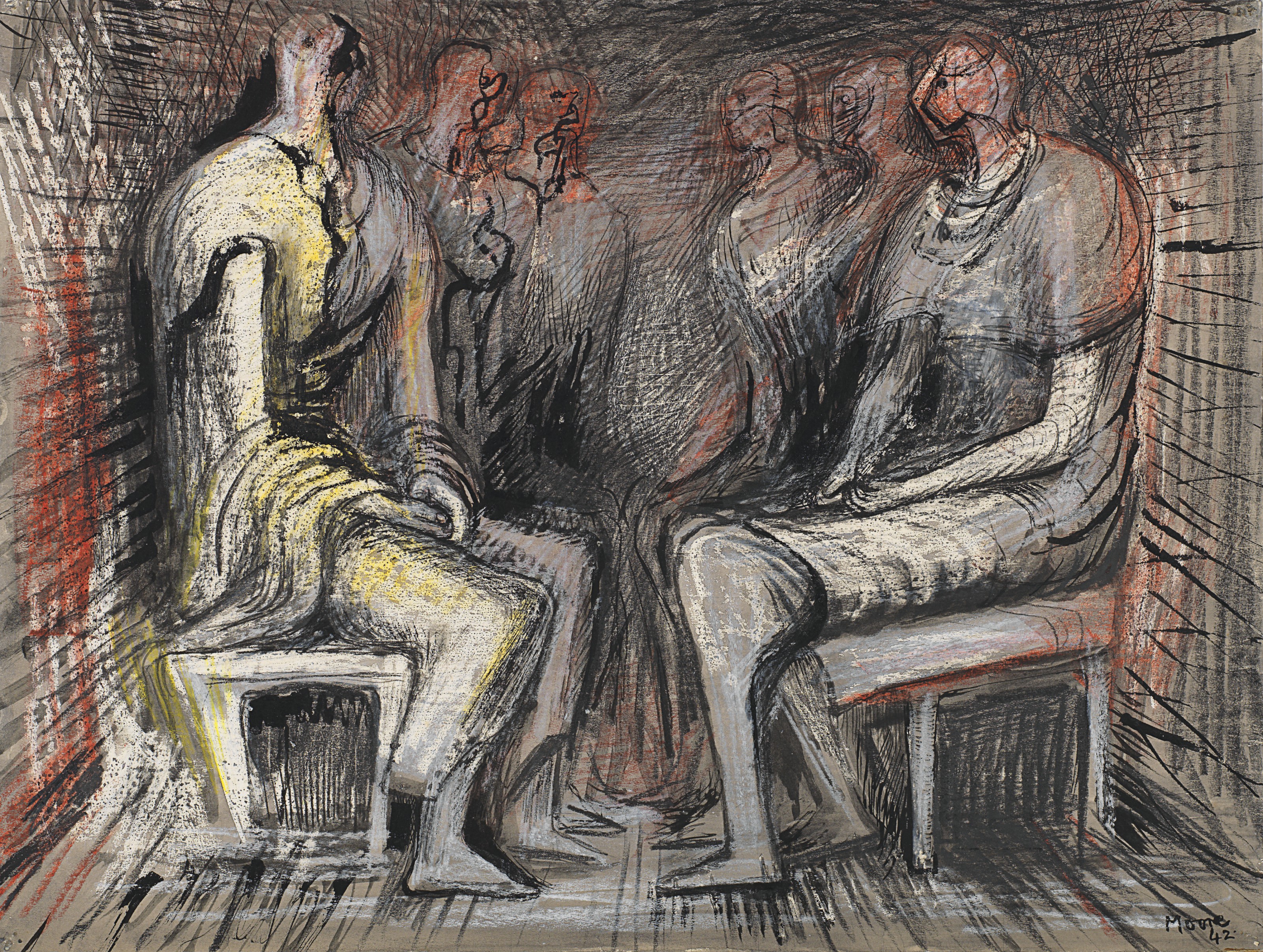 Henry Moore — Сидящие фигуры