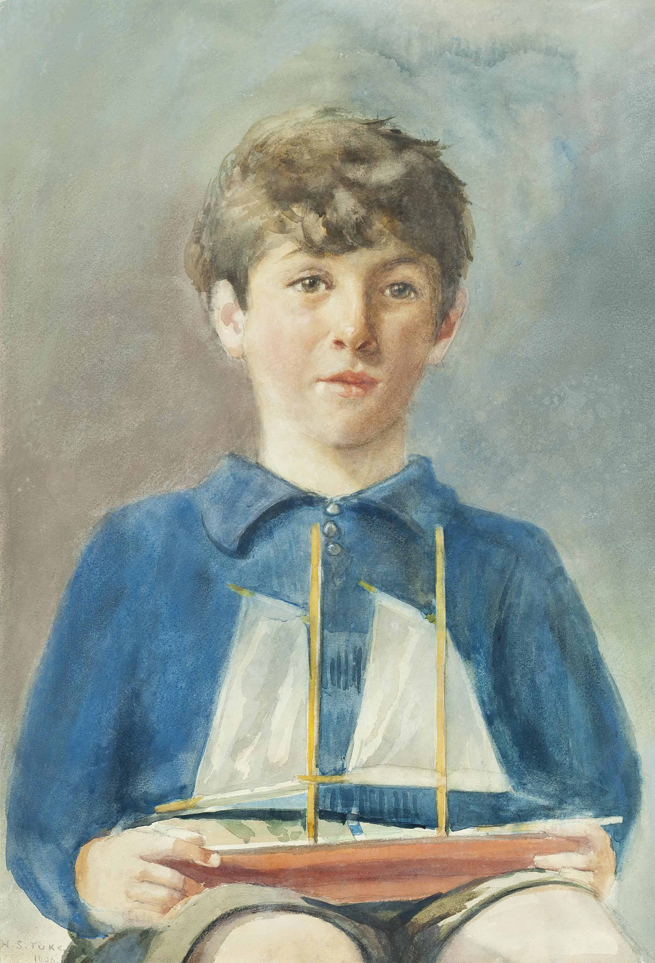 Henry Scott Tuke — Модель лодки