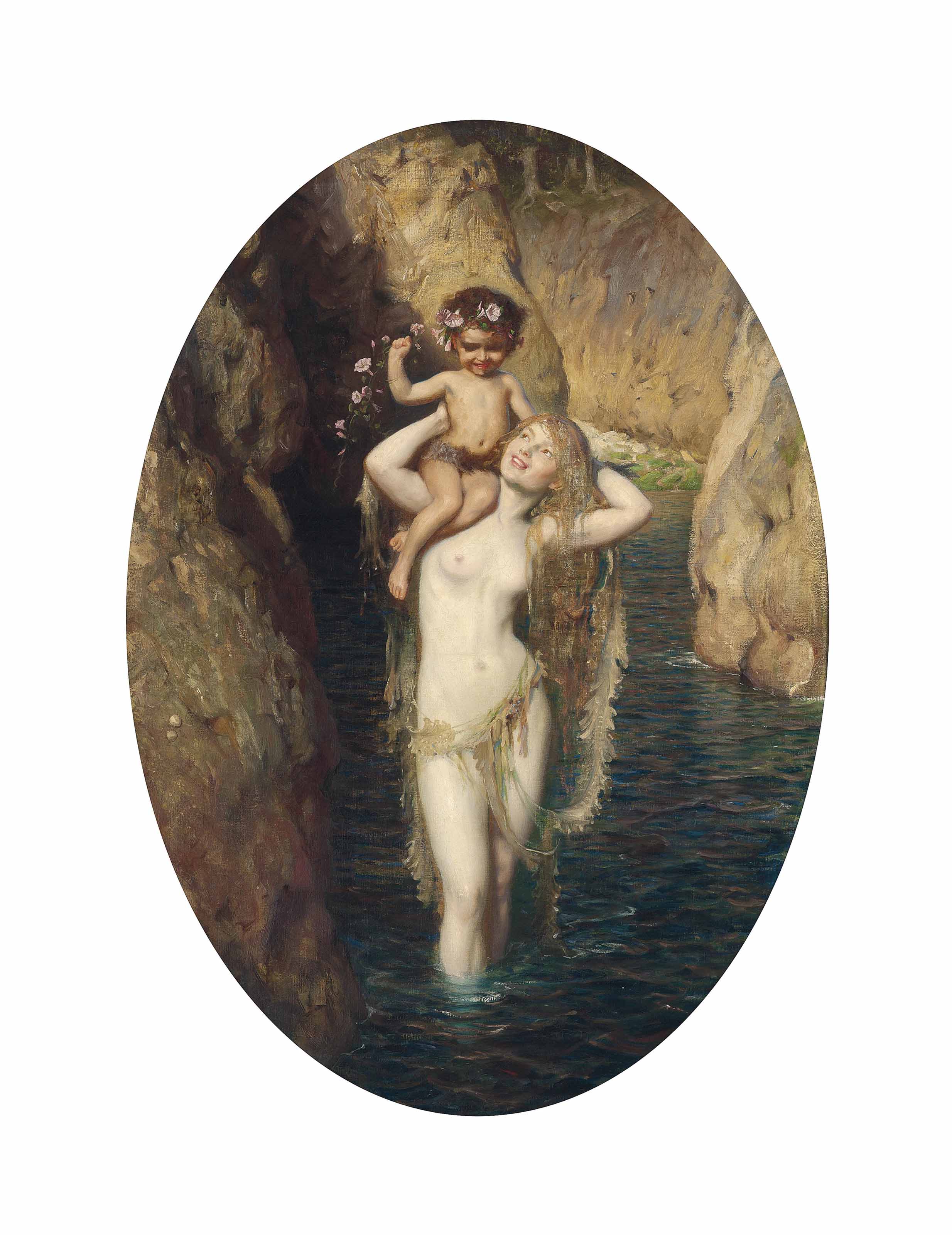 Herbert James Draper — Снимок: "Там, где целуются земля и вода".