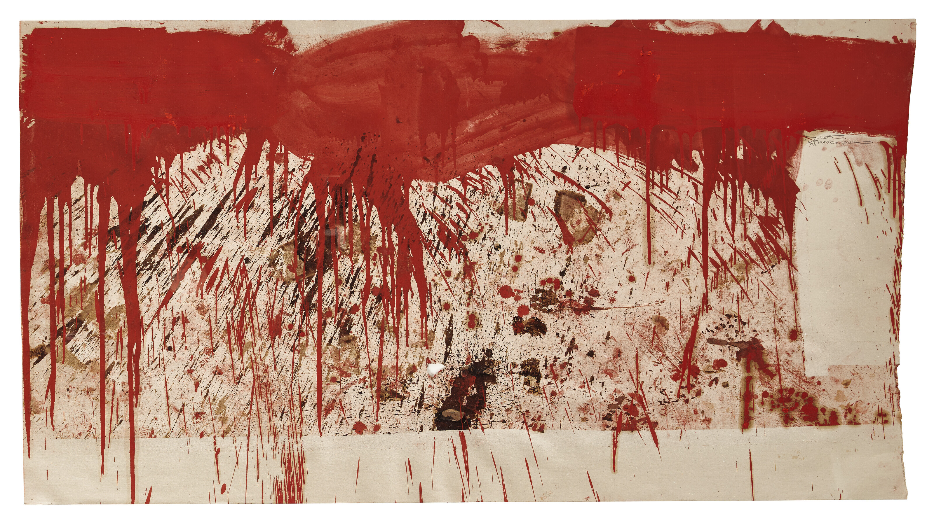 Hermann Nitsch — Без названия (Венский сецессион)