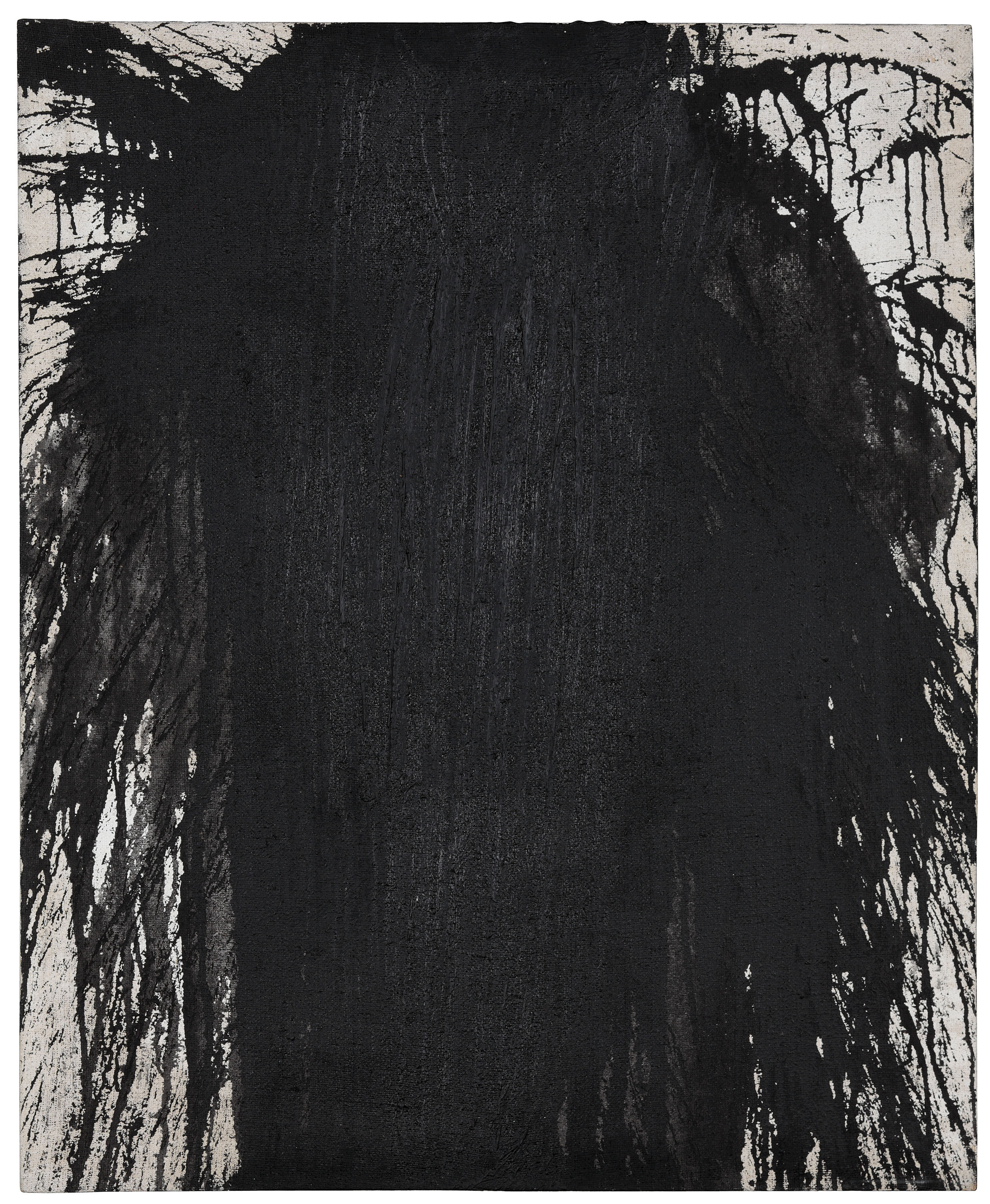 Hermann Nitsch — Без названия (Schwarzes Schüttbild)