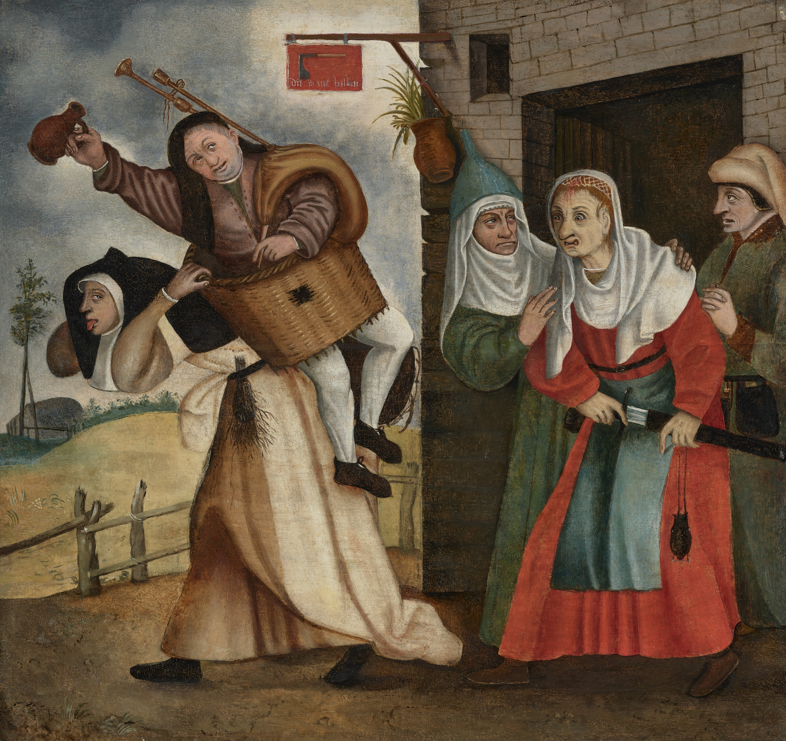 Hieronymus Bosch — Сын байла (он ищет топор войны)