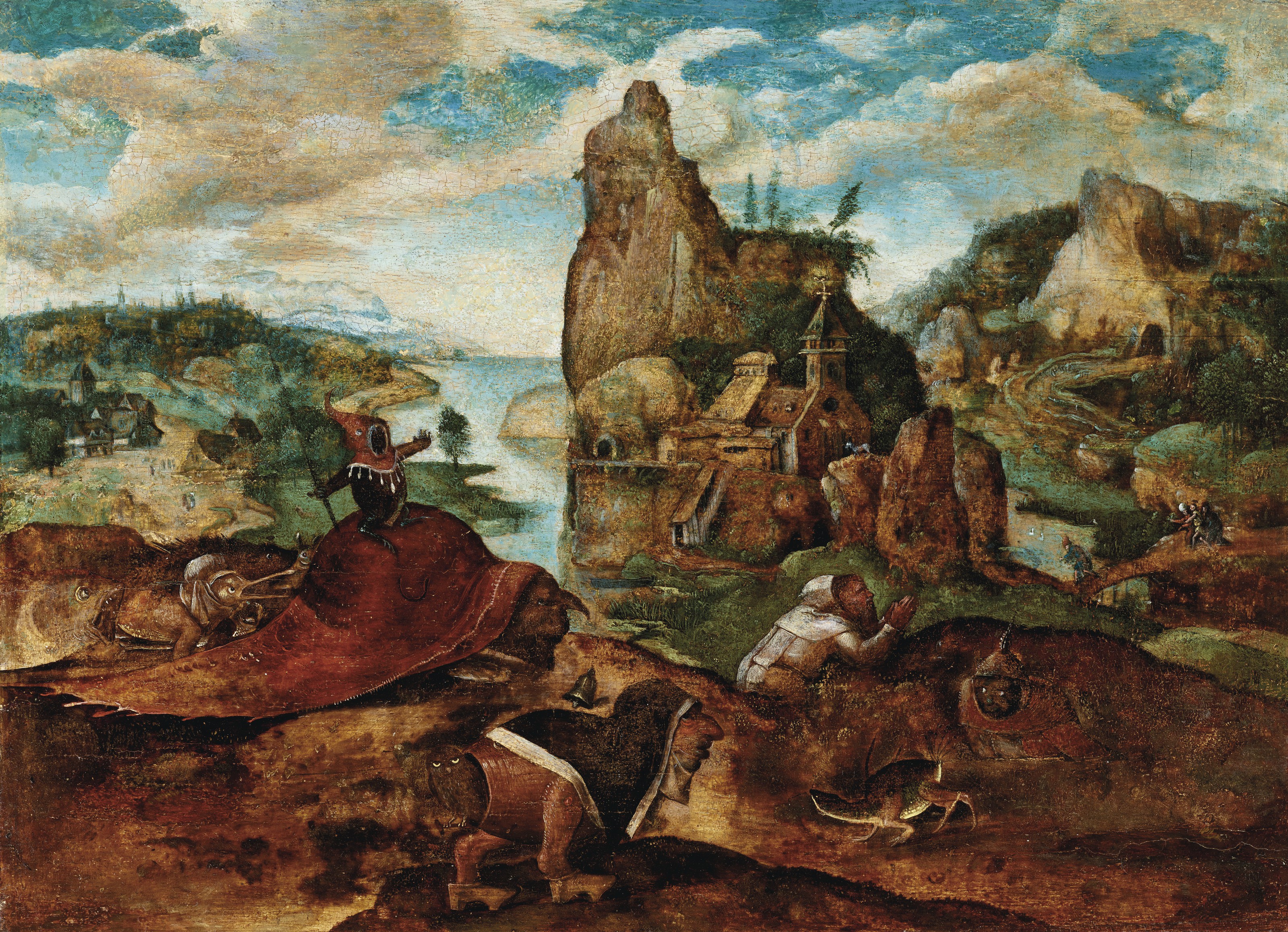 Hieronymus Bosch — Искушение святого Антония