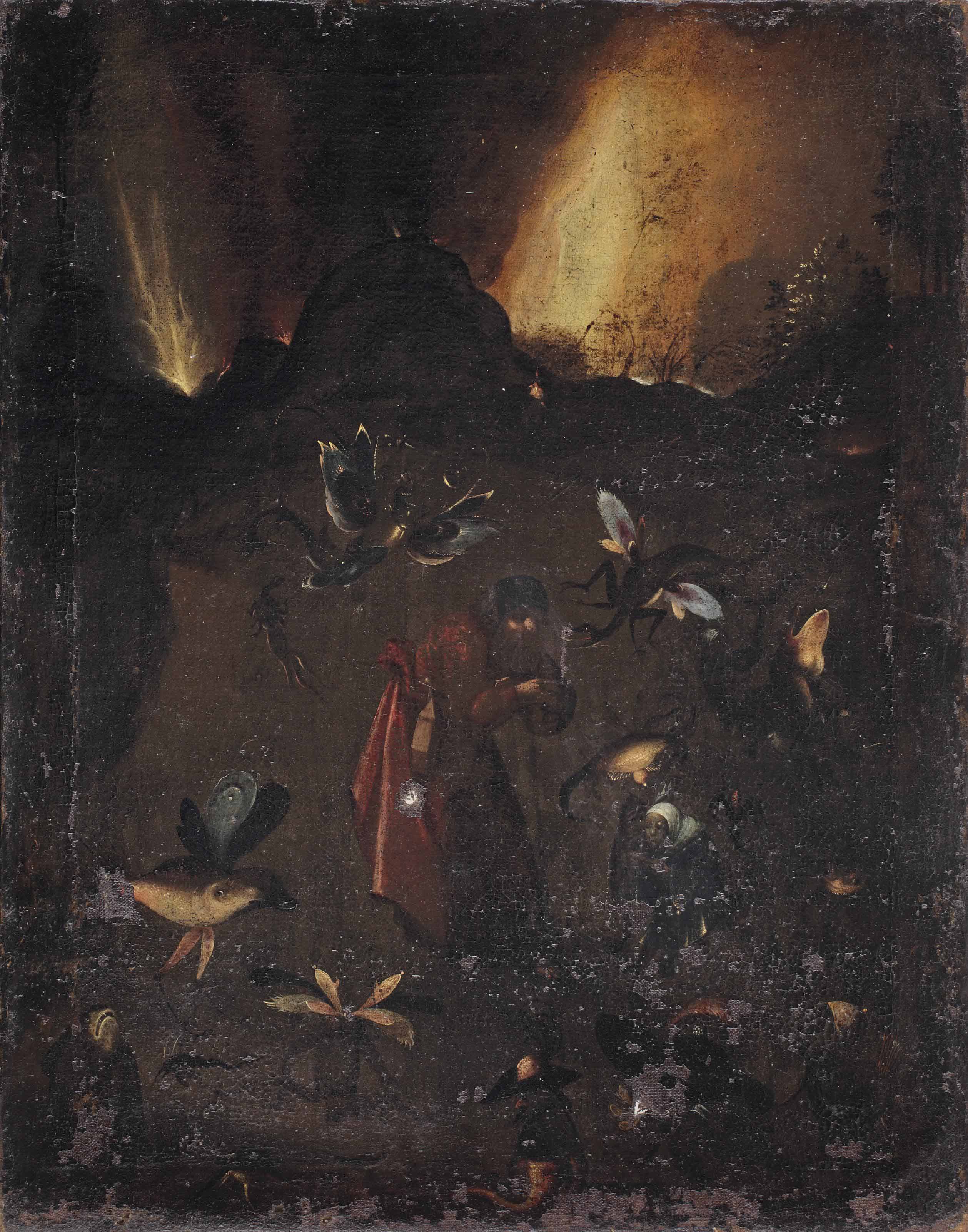 Hieronymus Bosch — Искушение святого Антония