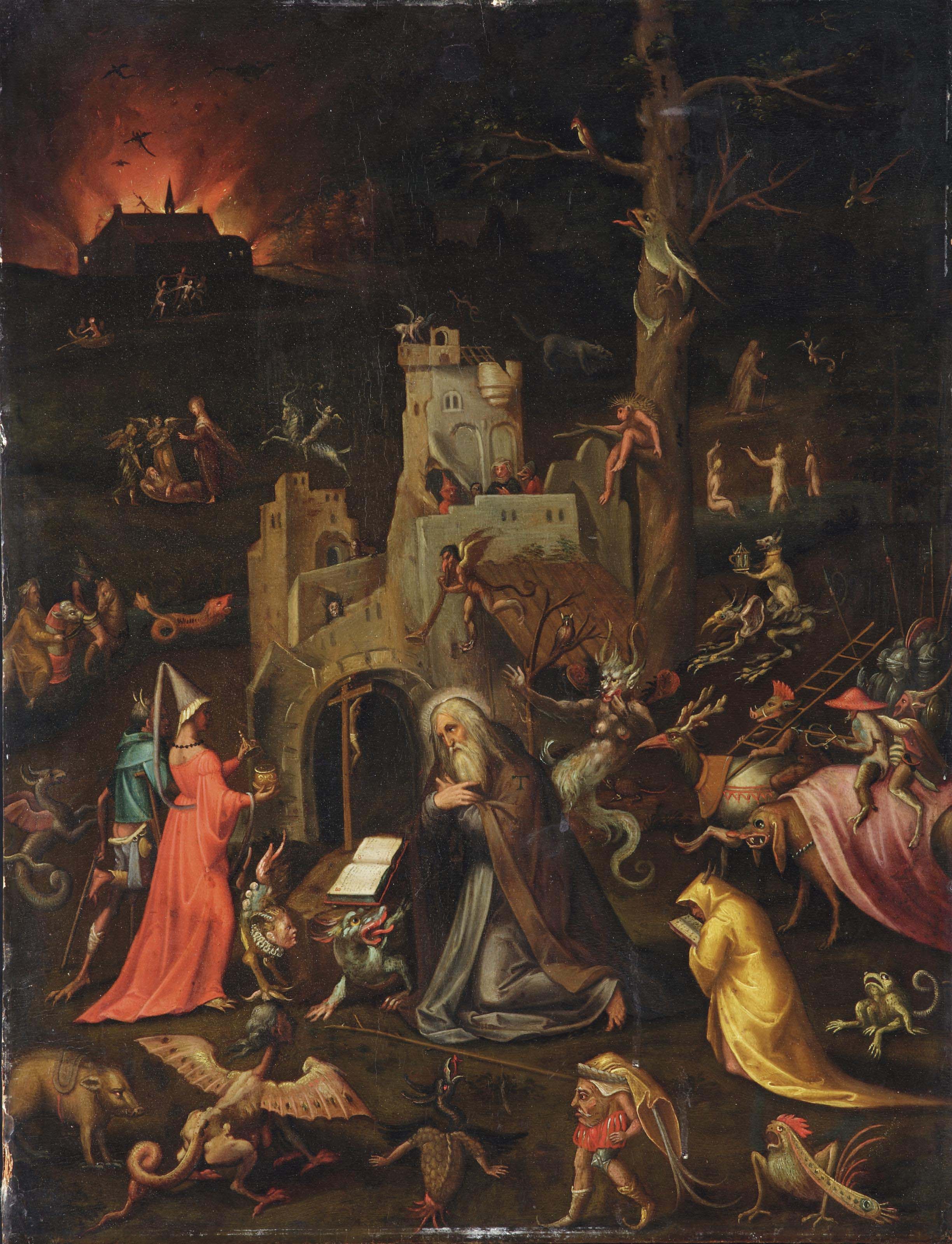Hieronymus Bosch — Искушение святого Антония