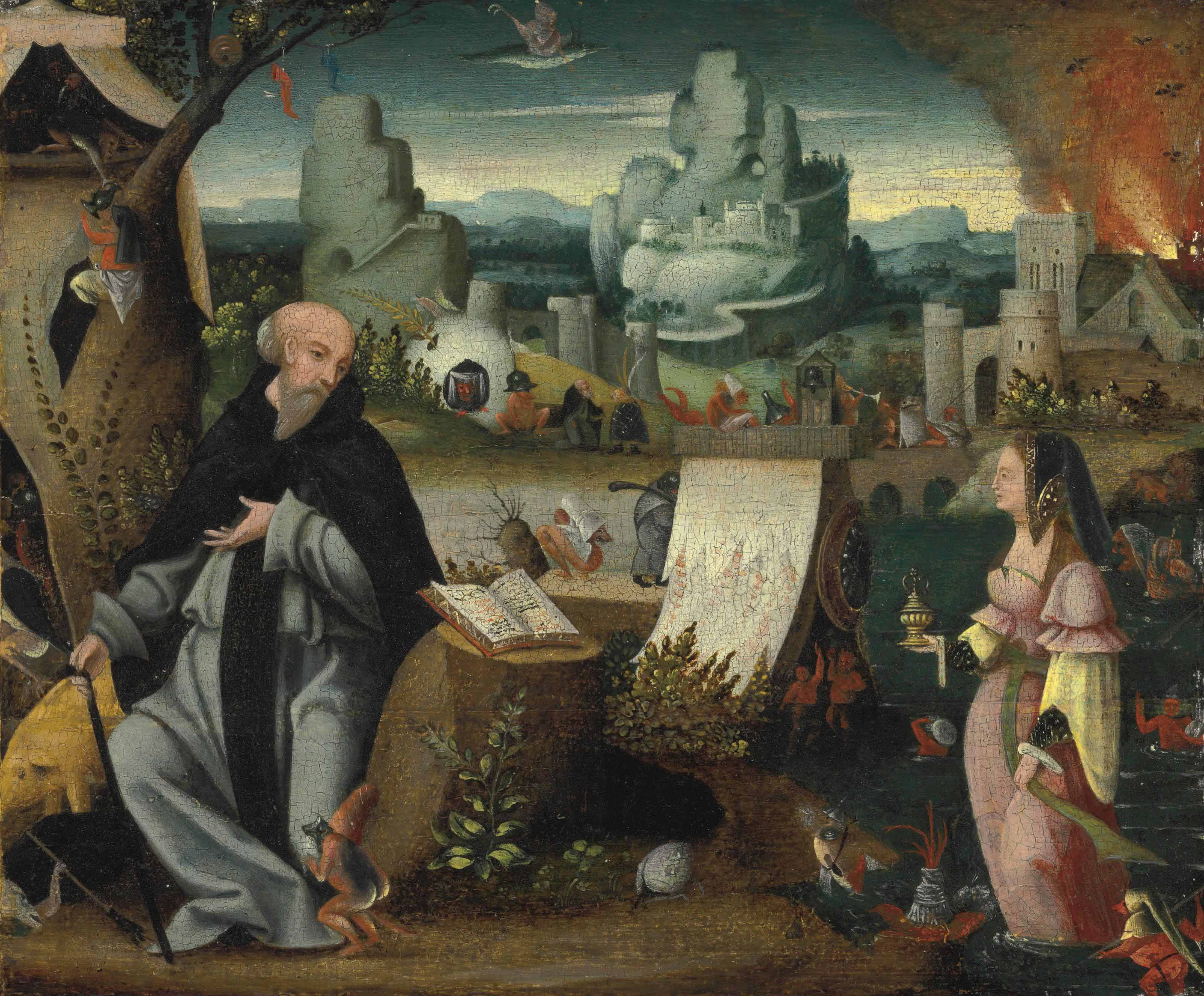 Hieronymus Bosch — Искушение святого Антония