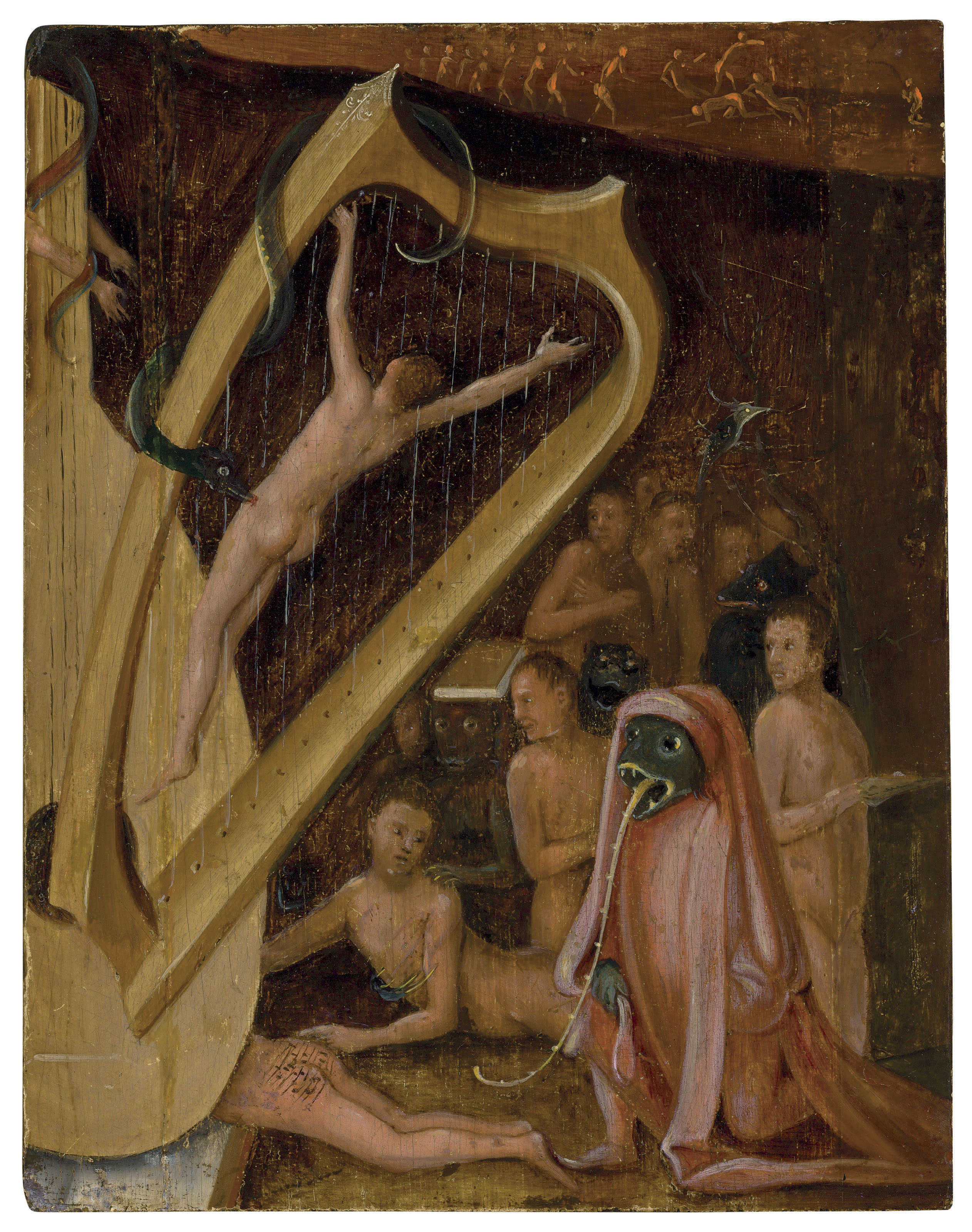 Hieronymus Bosch — Проклятые души в аду