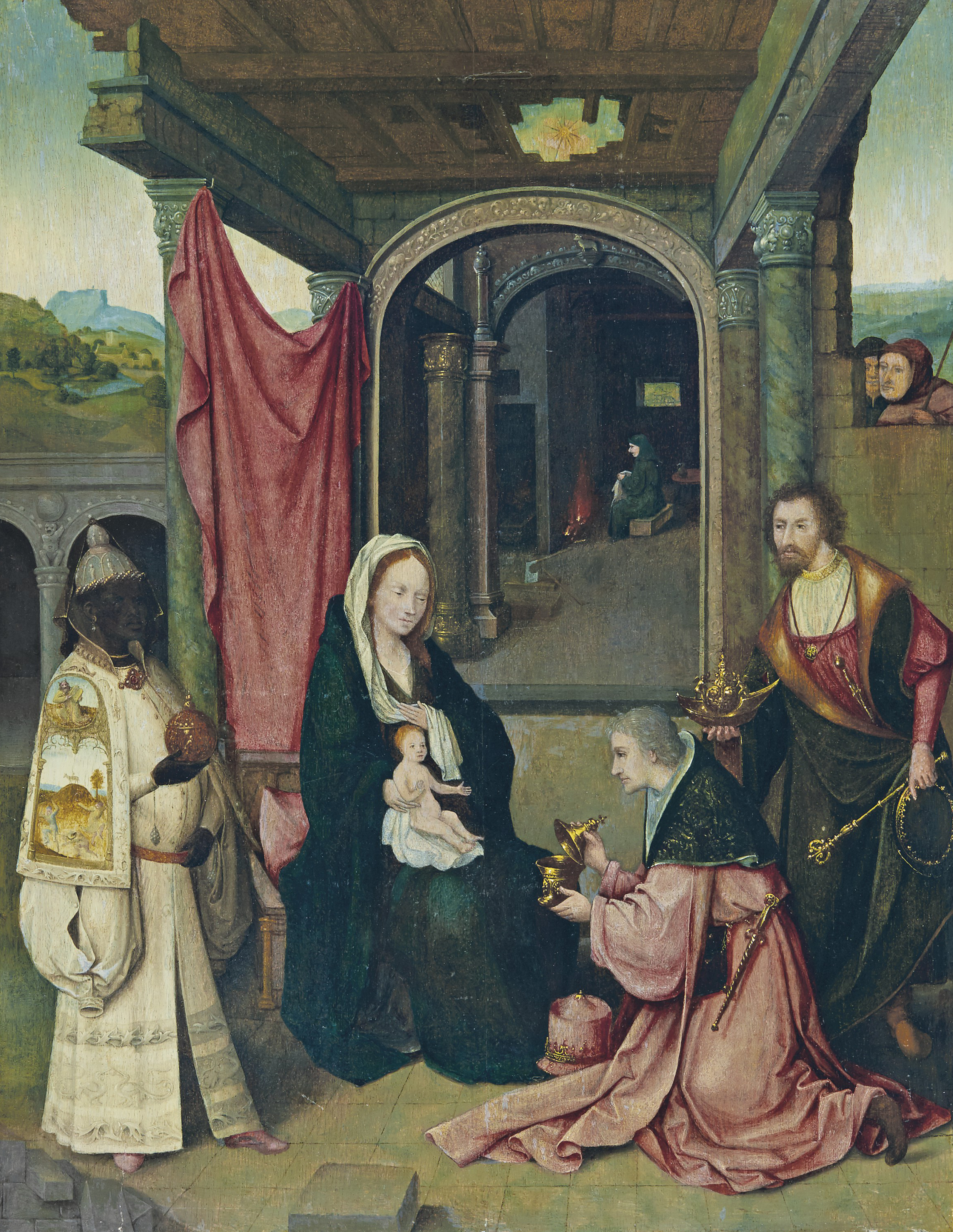 Hieronymus Bosch — Поклонение волхвов, изображение 2