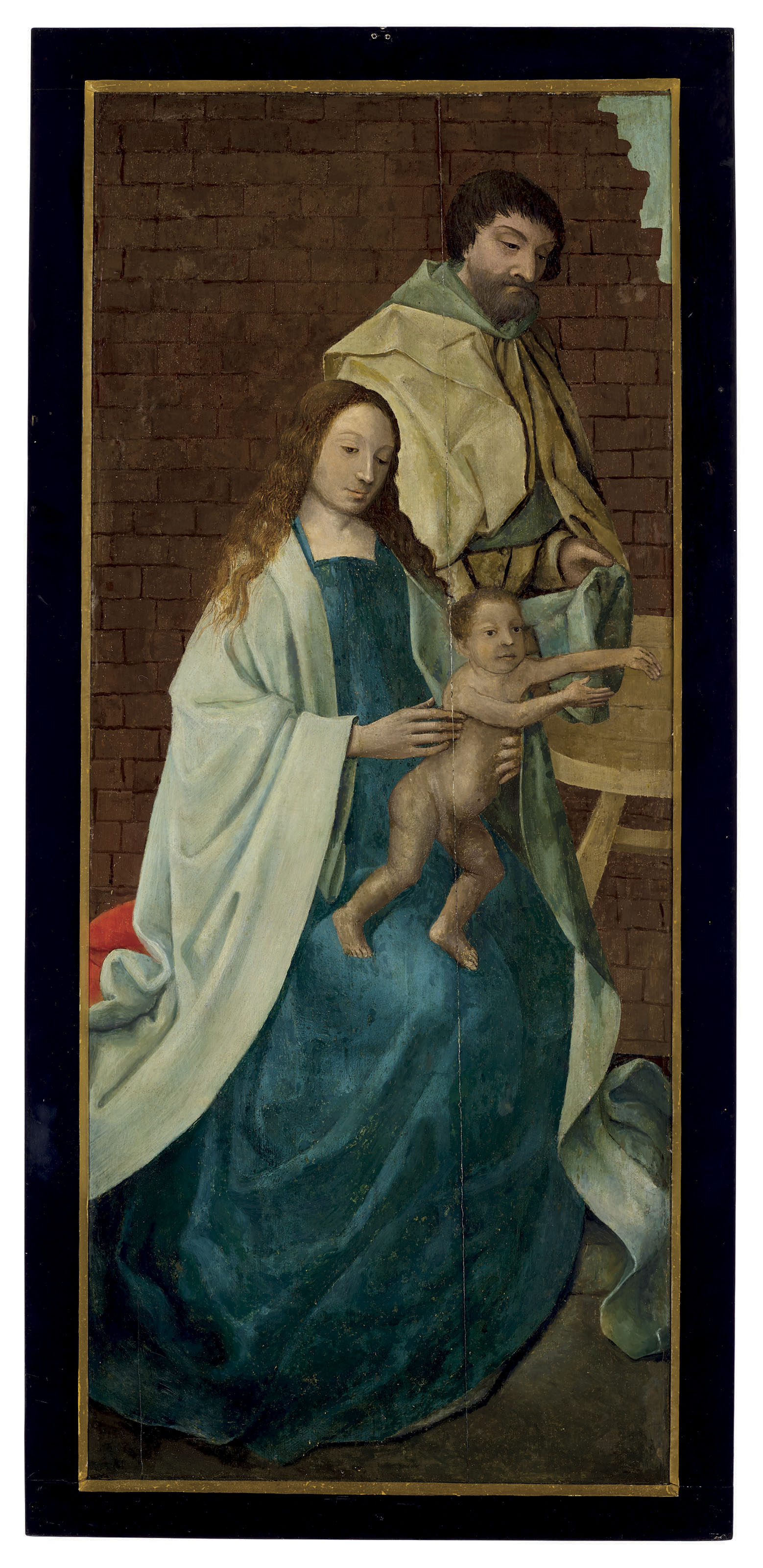 Hieronymus Bosch — Крыло полиптиха: Взятие Христа (справа); Святое семейство (сзади), изображение 3