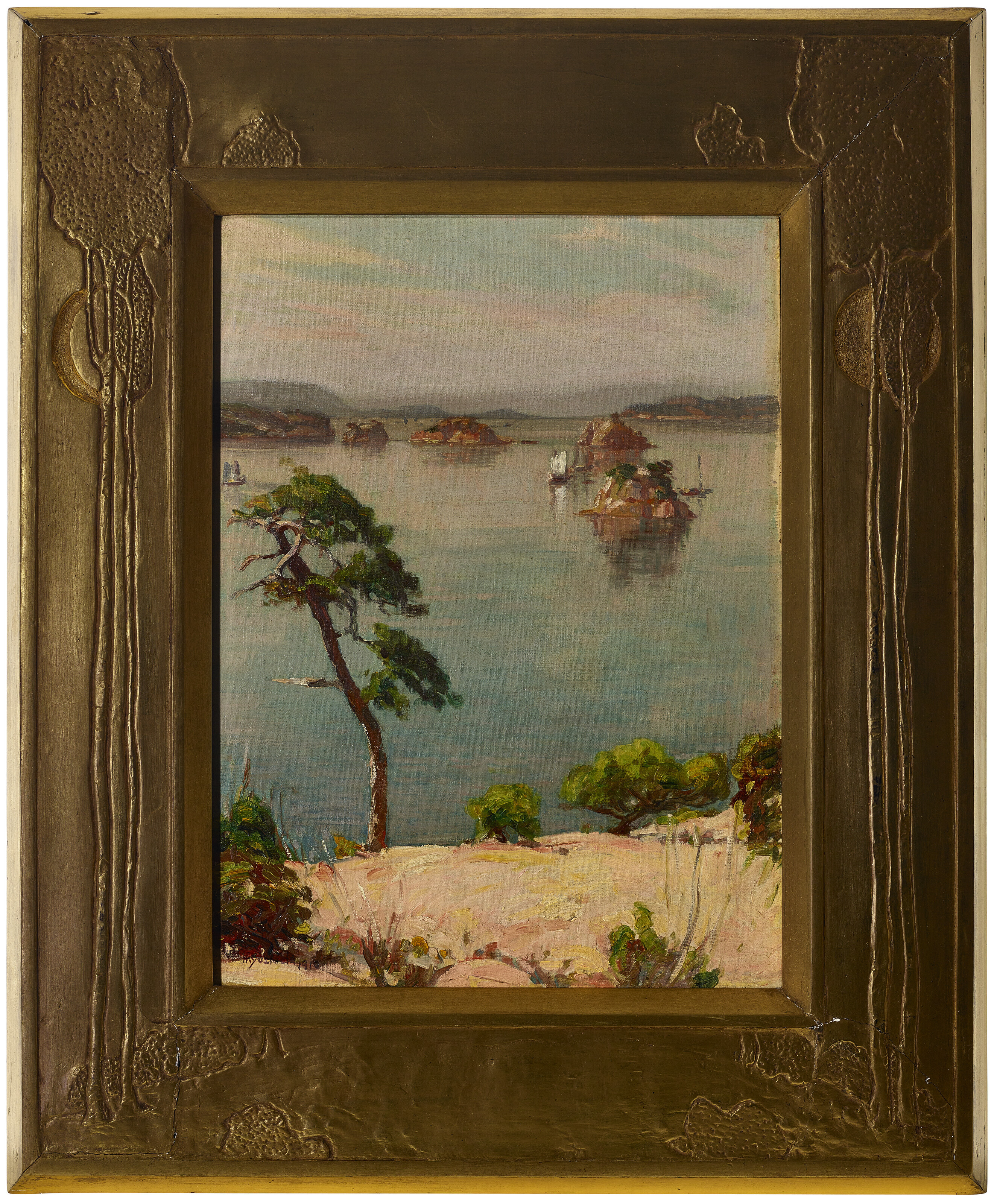 Hiroshi Yoshida — Вид на Футаго с острова Седо, изображение 2