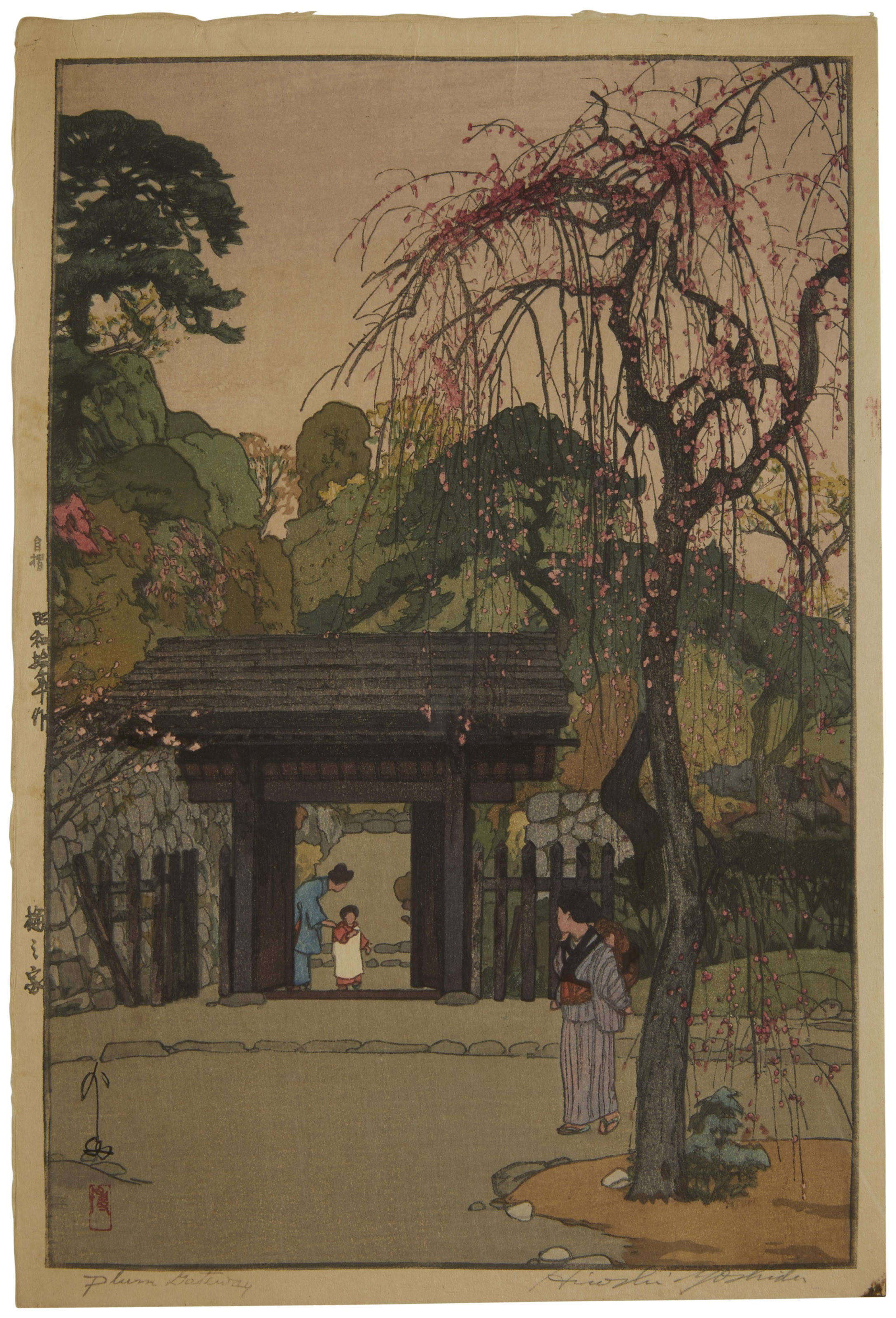 Hiroshi Yoshida — Две гравюры на дереве