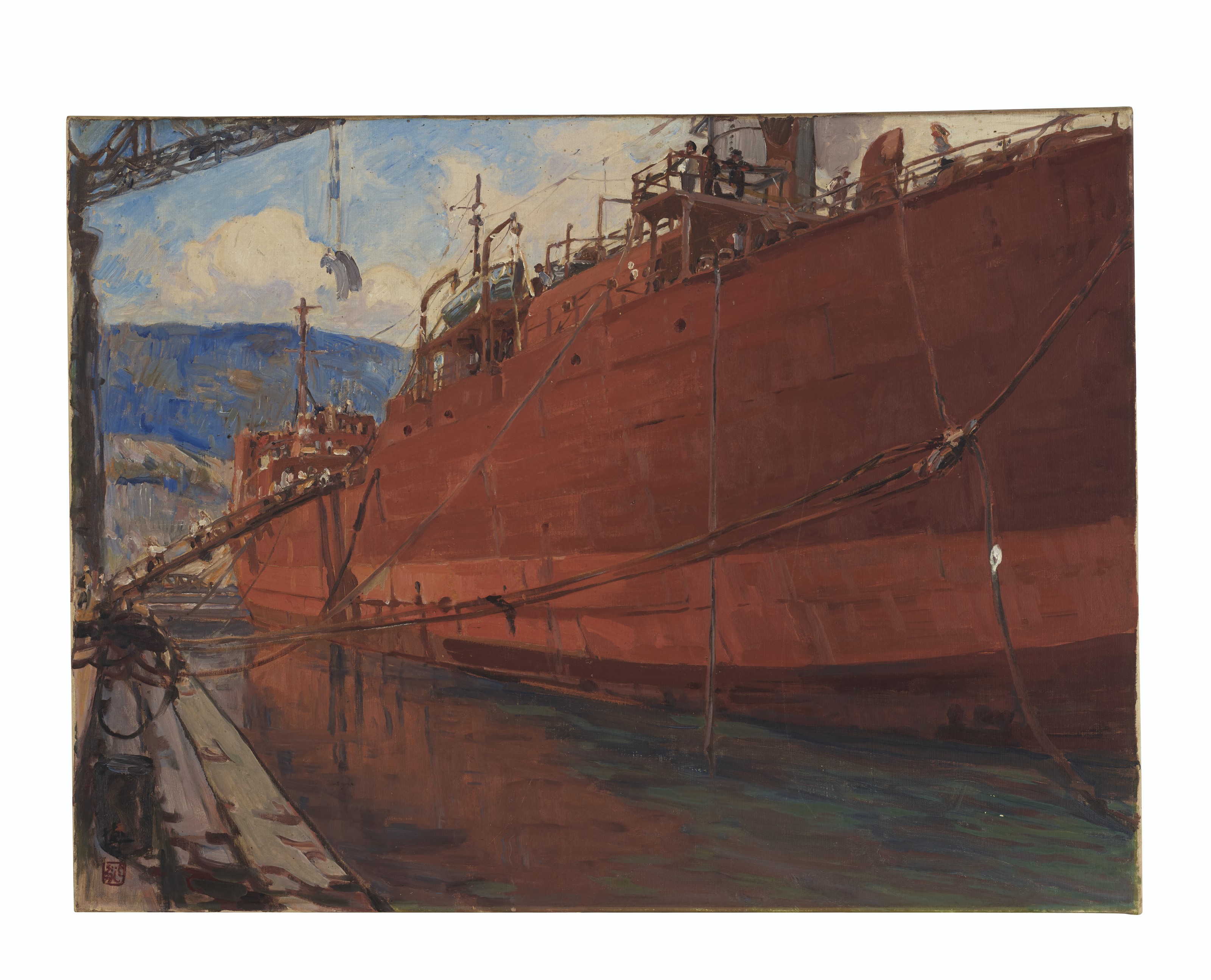 Hiroshi Yoshida — Корабль на верфи Harima Shipyard