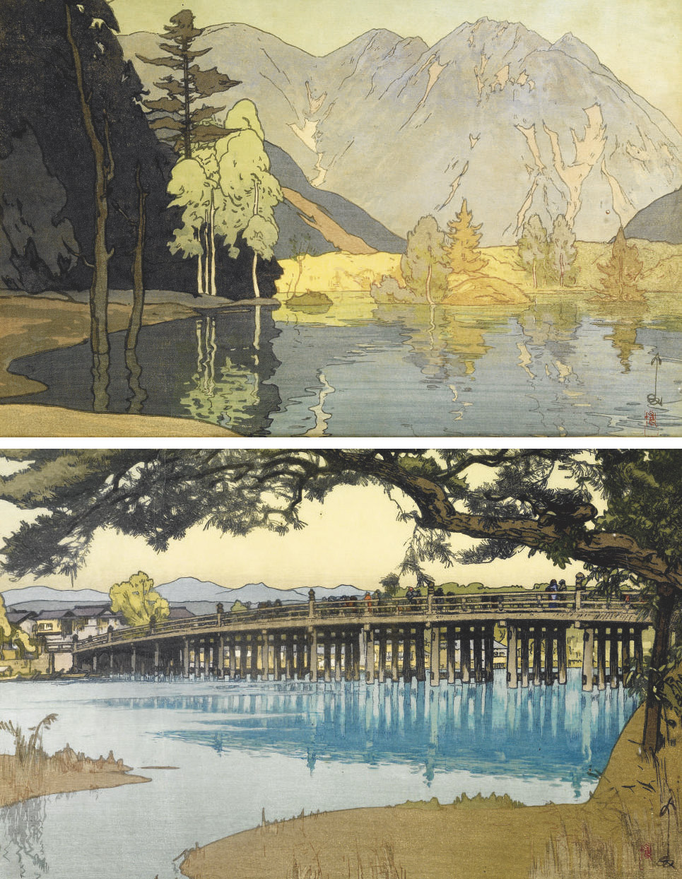 Hiroshi Yoshida — ЯПОНИЯ, ПОДПИСАВШИЙ КОНТРАКТ ХИРОСИ ЙОШИДА (1876-1950)