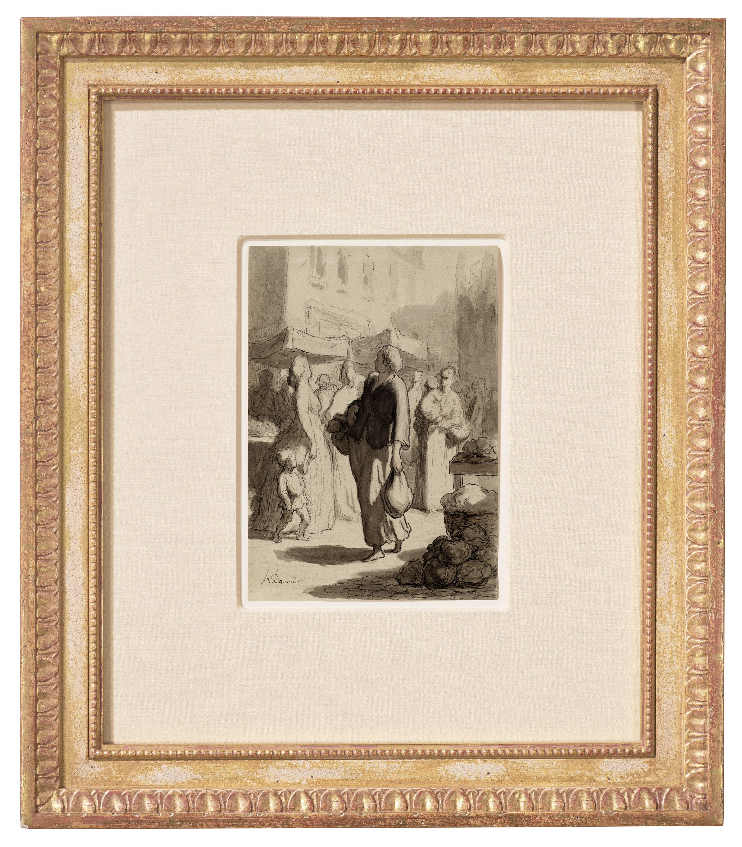 Honoré Daumier — Рынок (Le marché), изображение 2