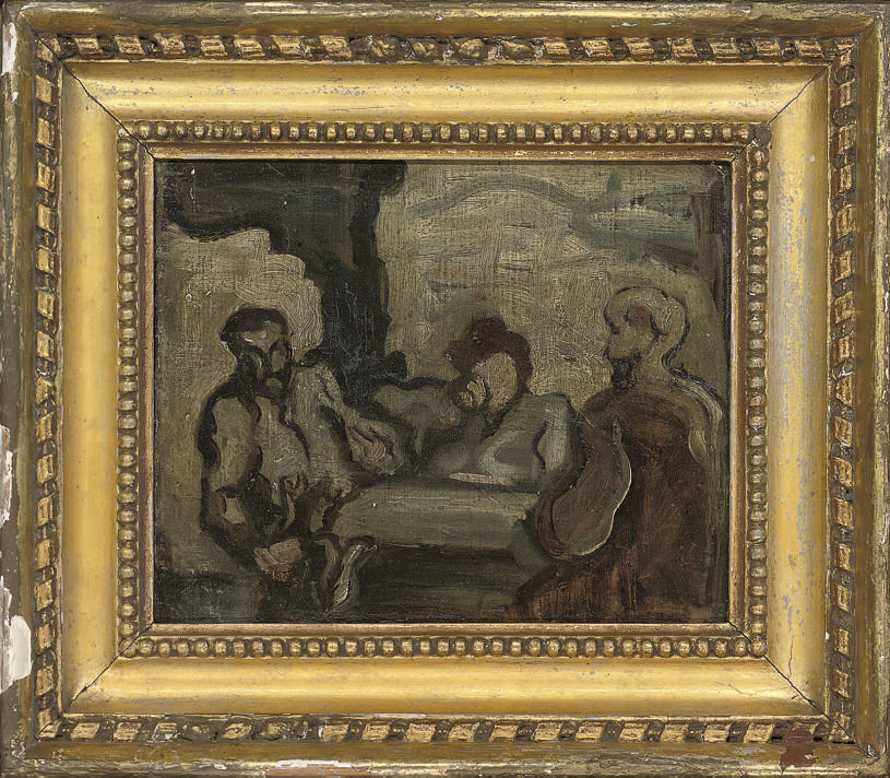 Honoré Daumier — Цифры за столом