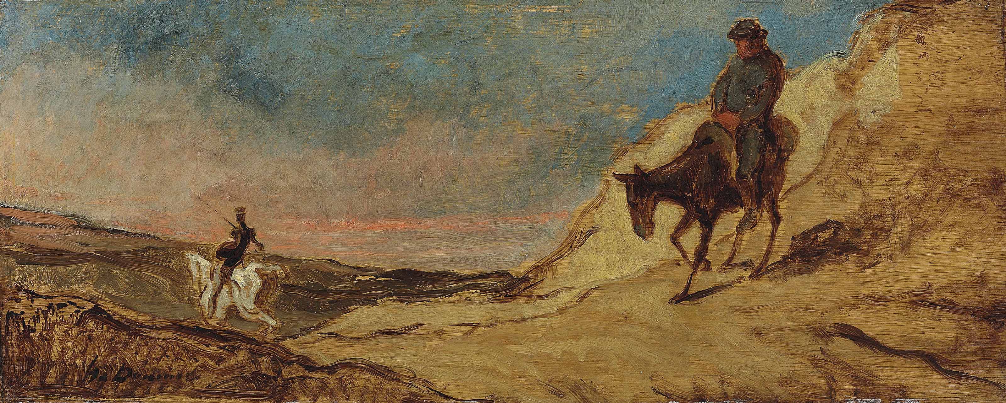Honoré Daumier — Дон Кихот и Санчо Панса