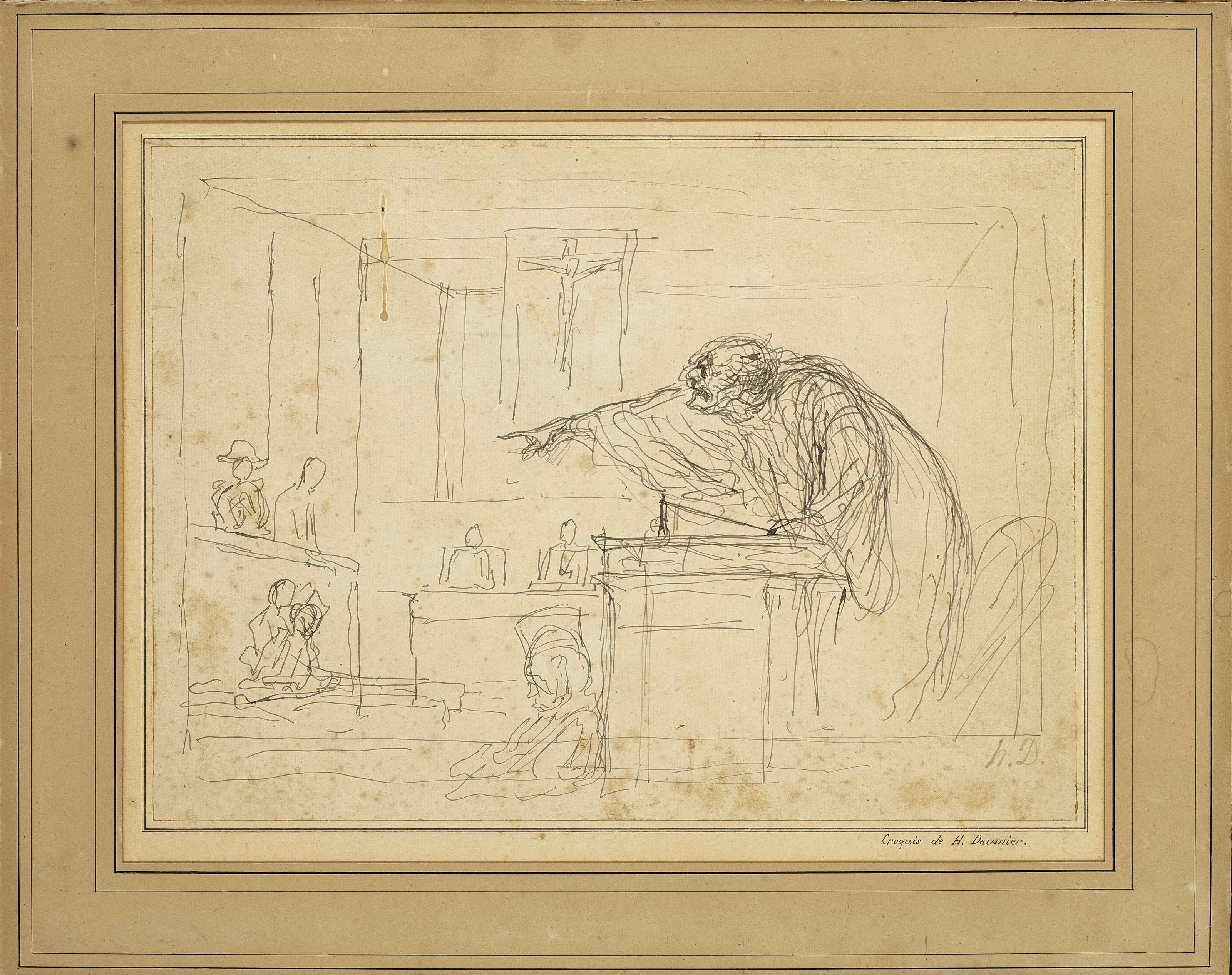 Honoré Daumier — Обвинение