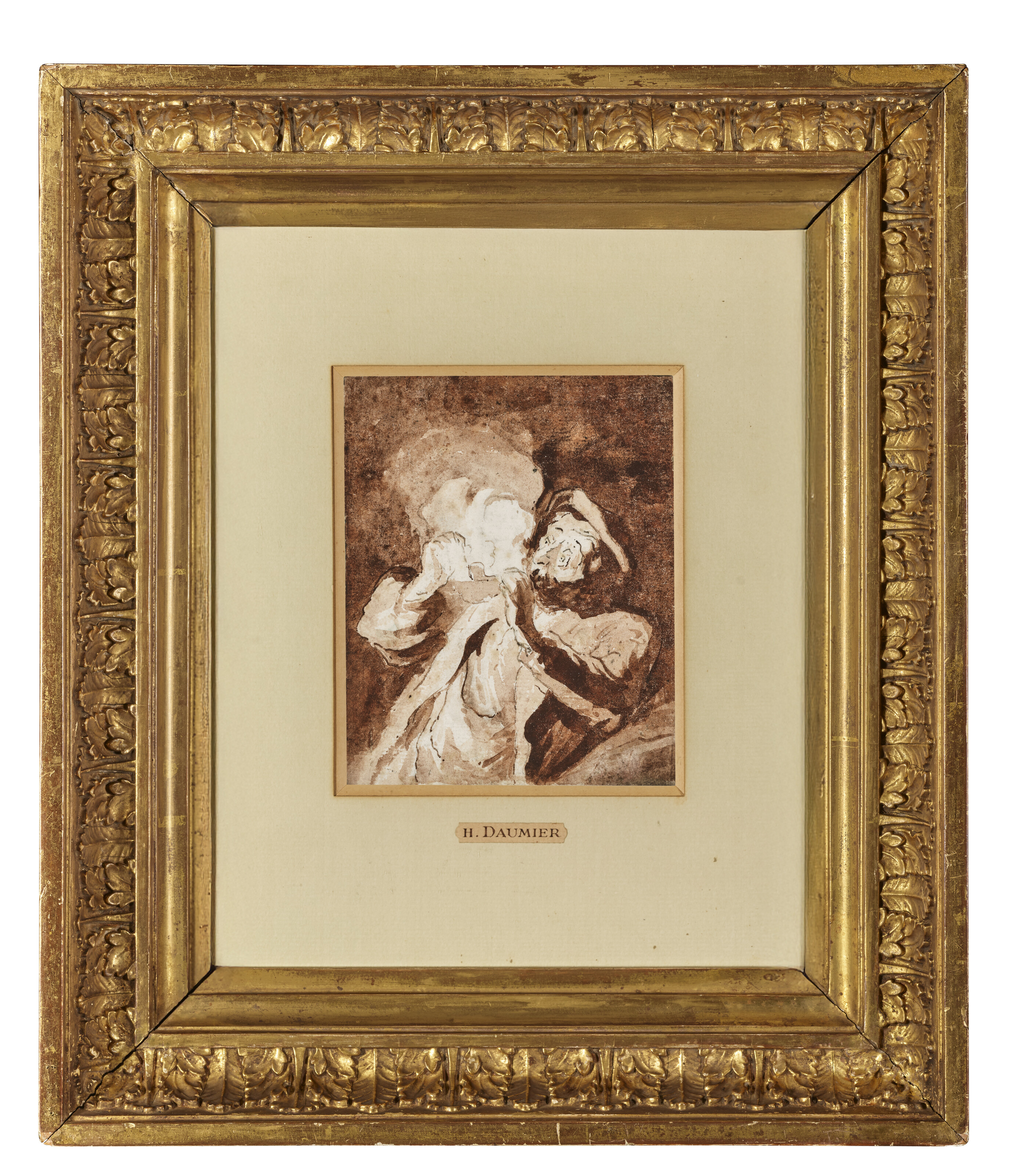 Honoré Daumier — Ароматическая трубка allumant sa, изображение 2
