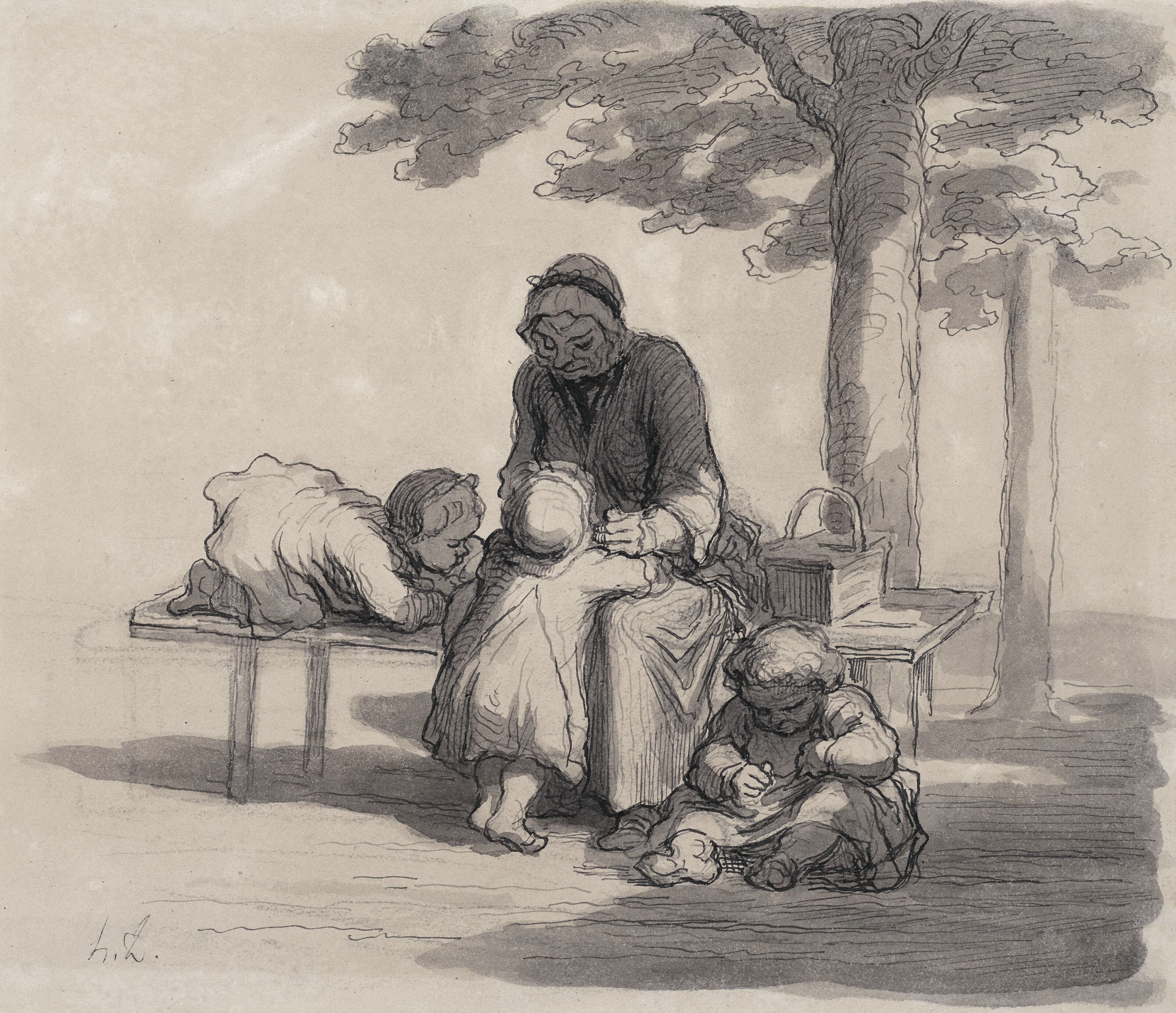 Honoré Daumier — Моя бабушка