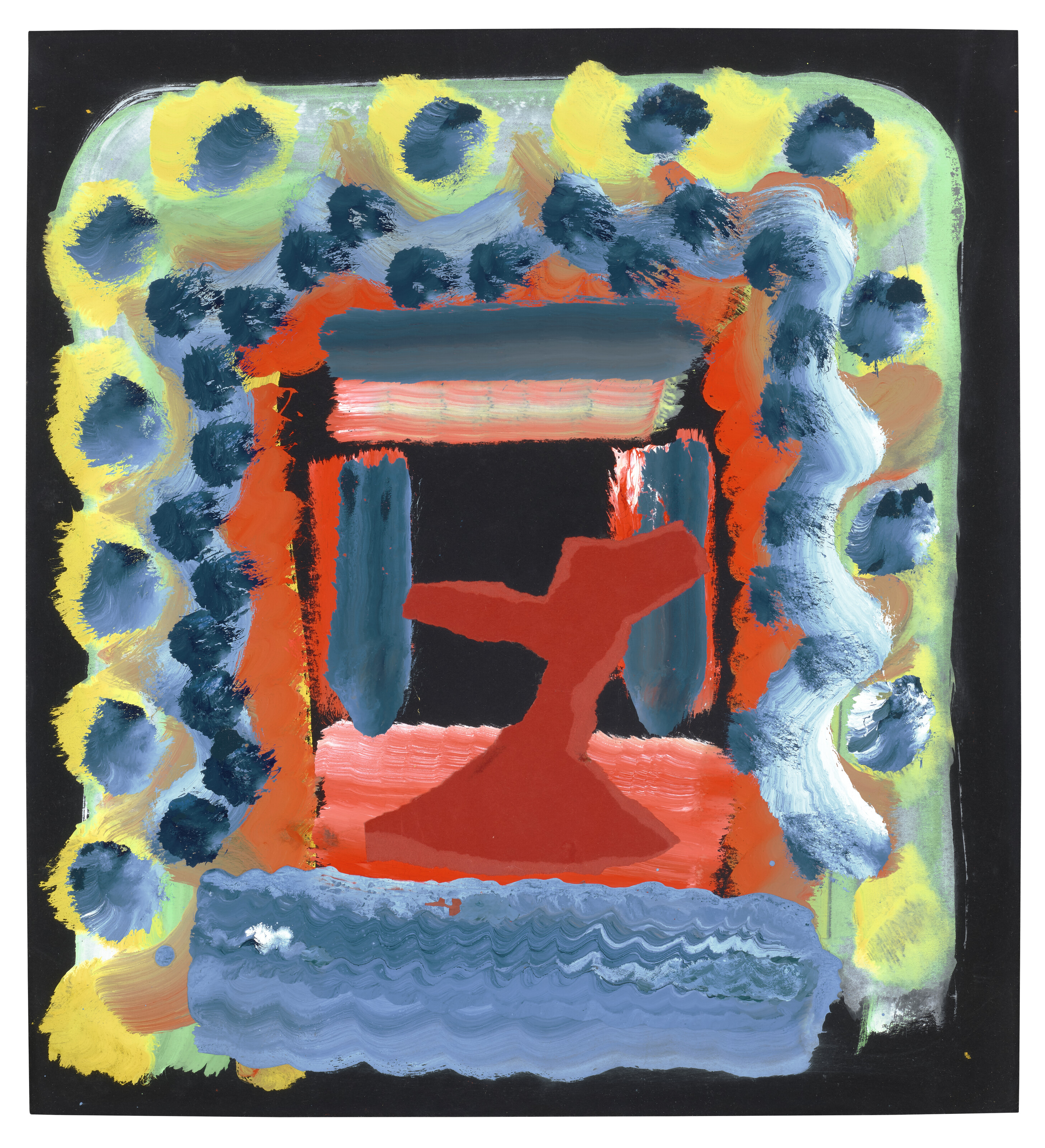 Howard Hodgkin — Дизайн плаката для балета "Рамбер"