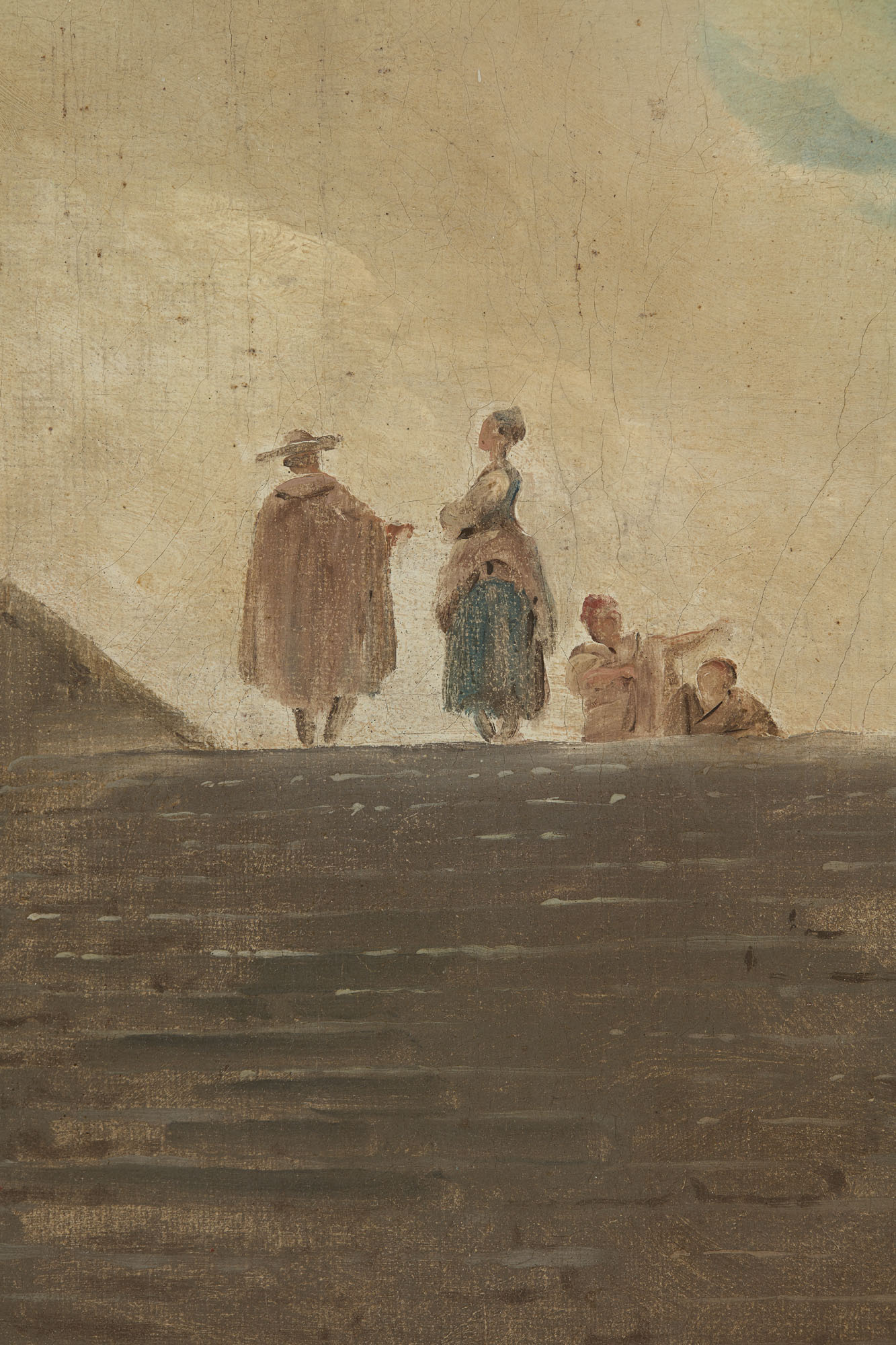 Hubert Robert — Архитектурный проект "Каприз", созданный на эскалаторе и пьере, монументальный анимационный фильм о персонажах, изображение 4