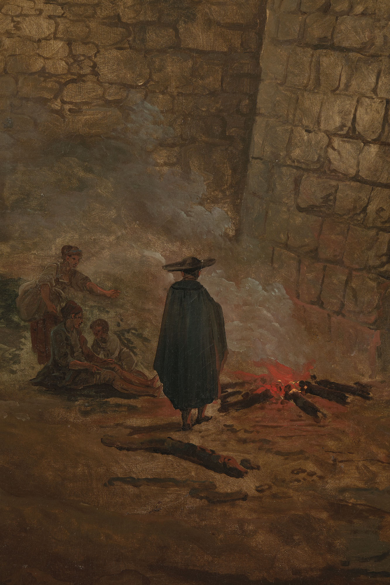 Hubert Robert — Архитектурный проект "Каприз", созданный на эскалаторе и пьере, монументальный анимационный фильм о персонажах, изображение 5