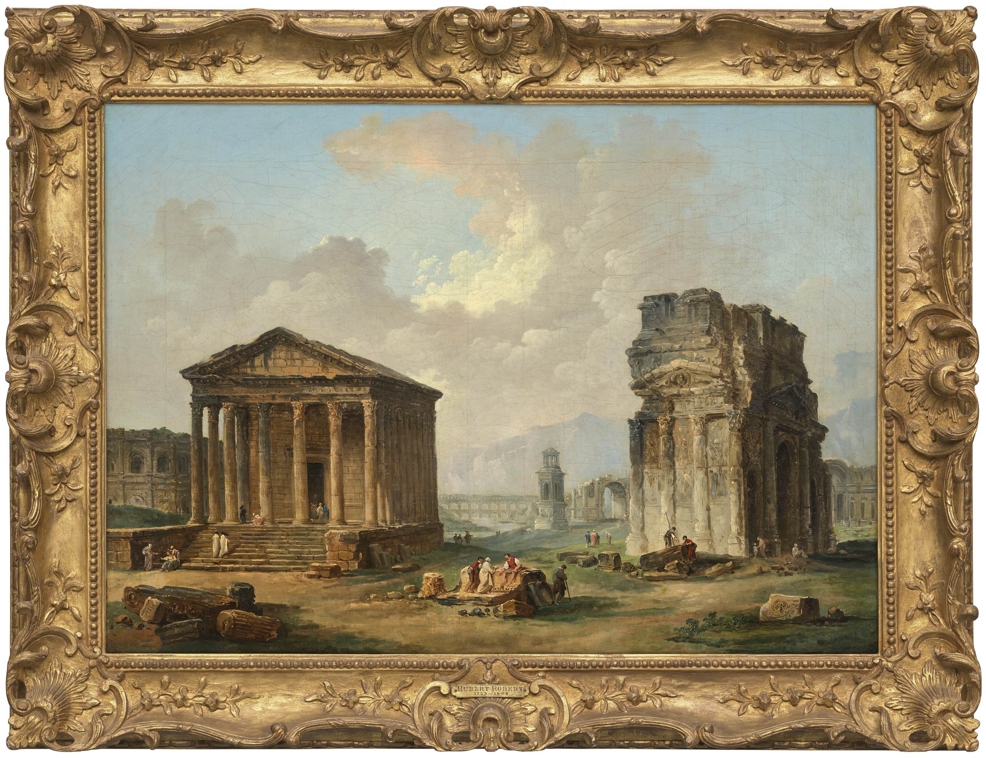 Hubert Robert — Памятники старины Нима, Оранжа и Сен-Реми-де-Прованс, изображение 2