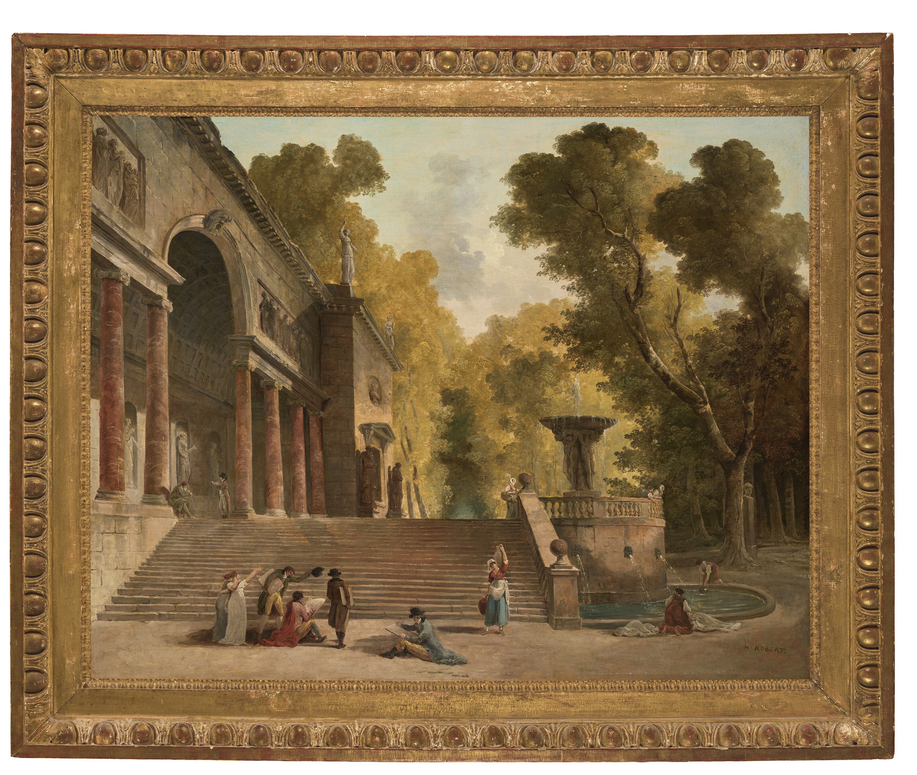 Hubert Robert — Настоящее вдохновение для восточного фасада медицинской виллы, созданной дизайнерами по первоклассному плану, изображение 2