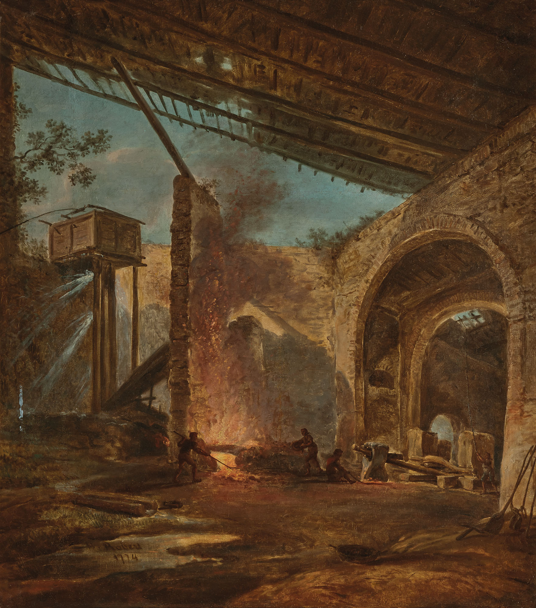 Hubert Robert — Мастер единой кузницы