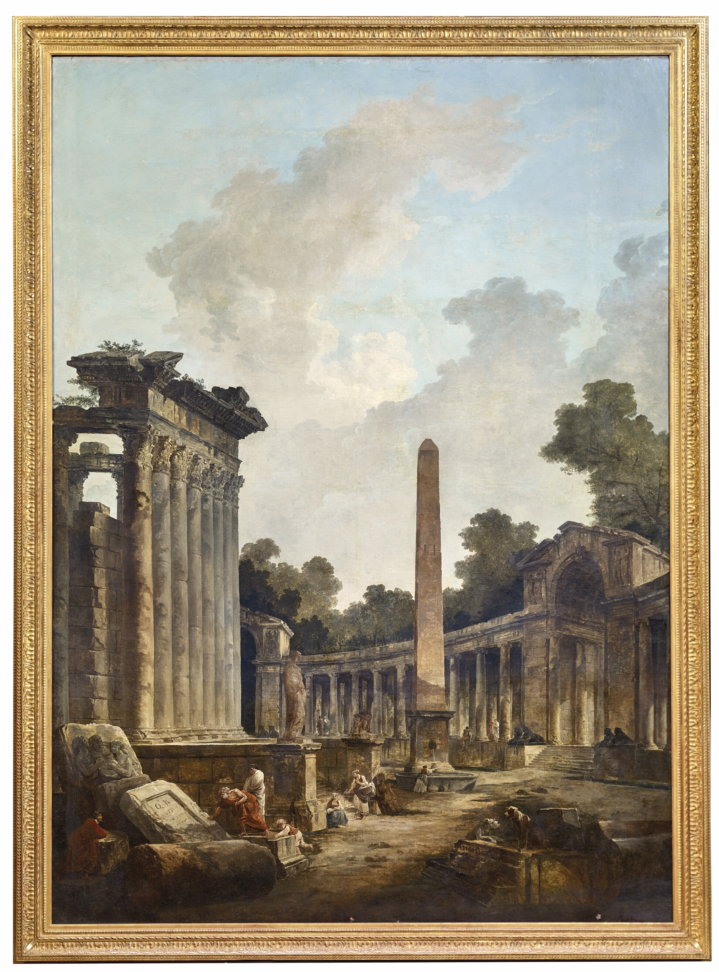 Hubert Robert — Прогулка по обелиску и колоннаде, изображение 2