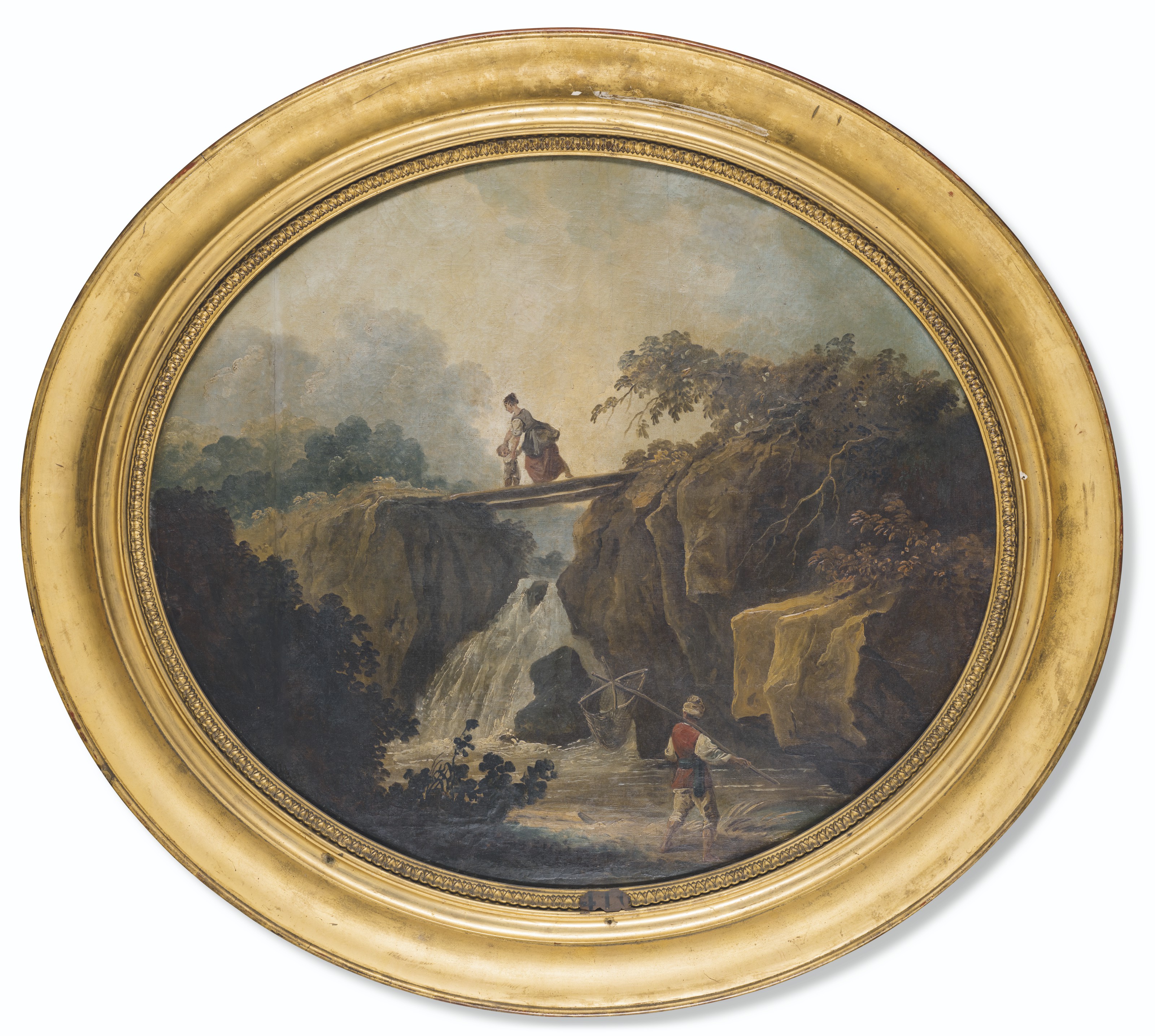 Hubert Robert — Плата за каскад прямо по мосту, изображение 2