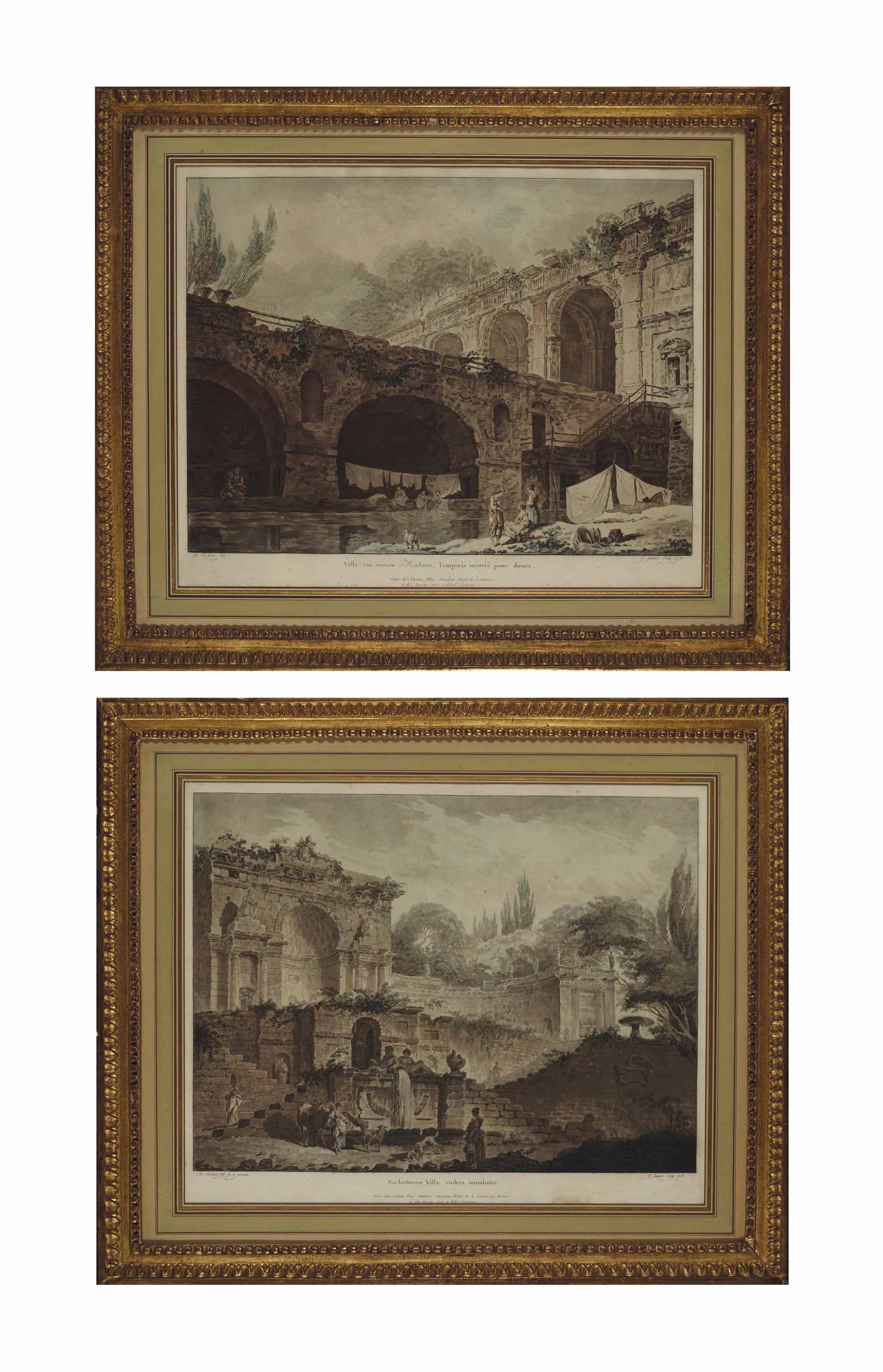 Hubert Robert — Вилла Саккетти; Вилла мадам Жан-Франсуа Жанине