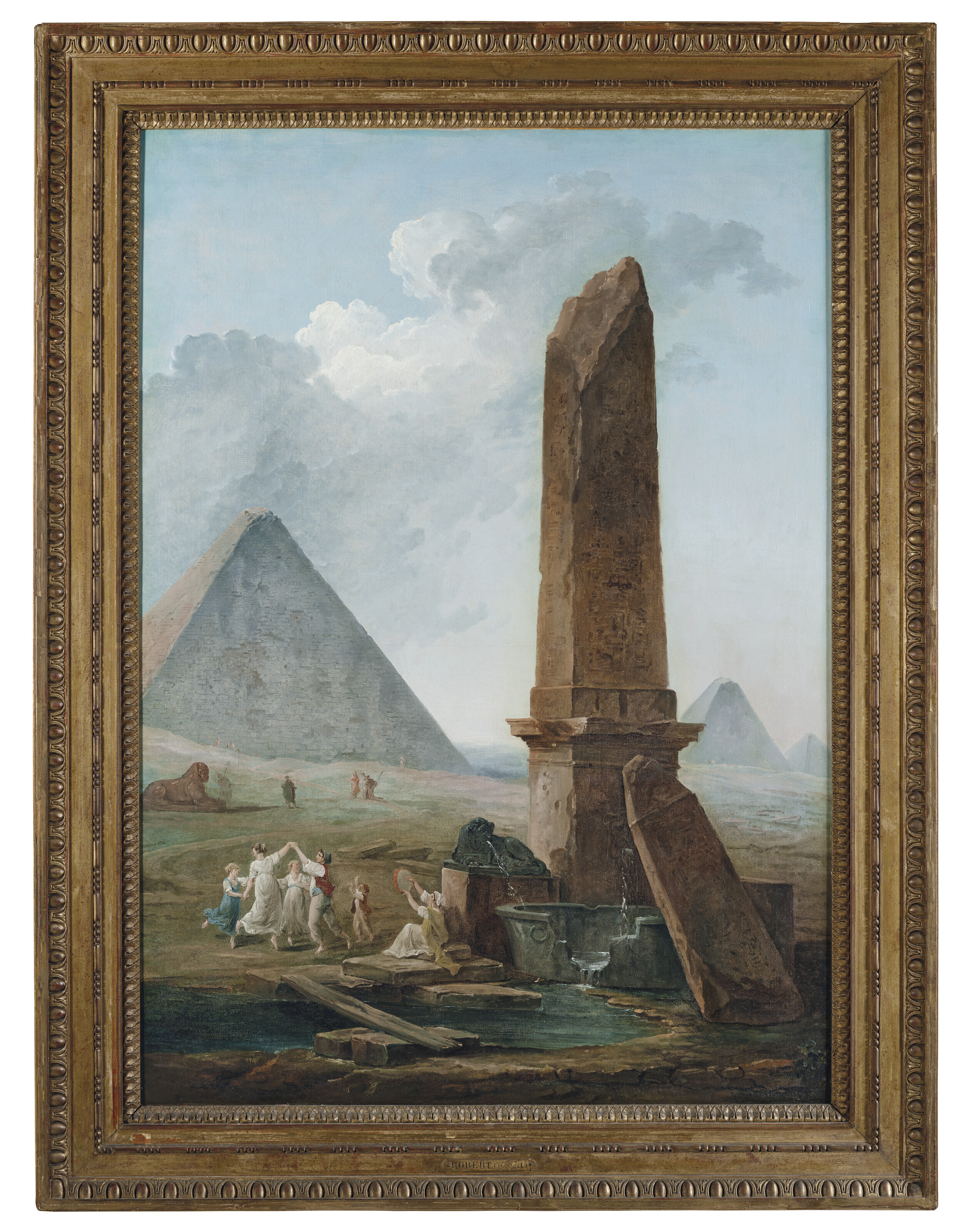 Hubert Robert — Фарандола среди египетских памятников, изображение 2