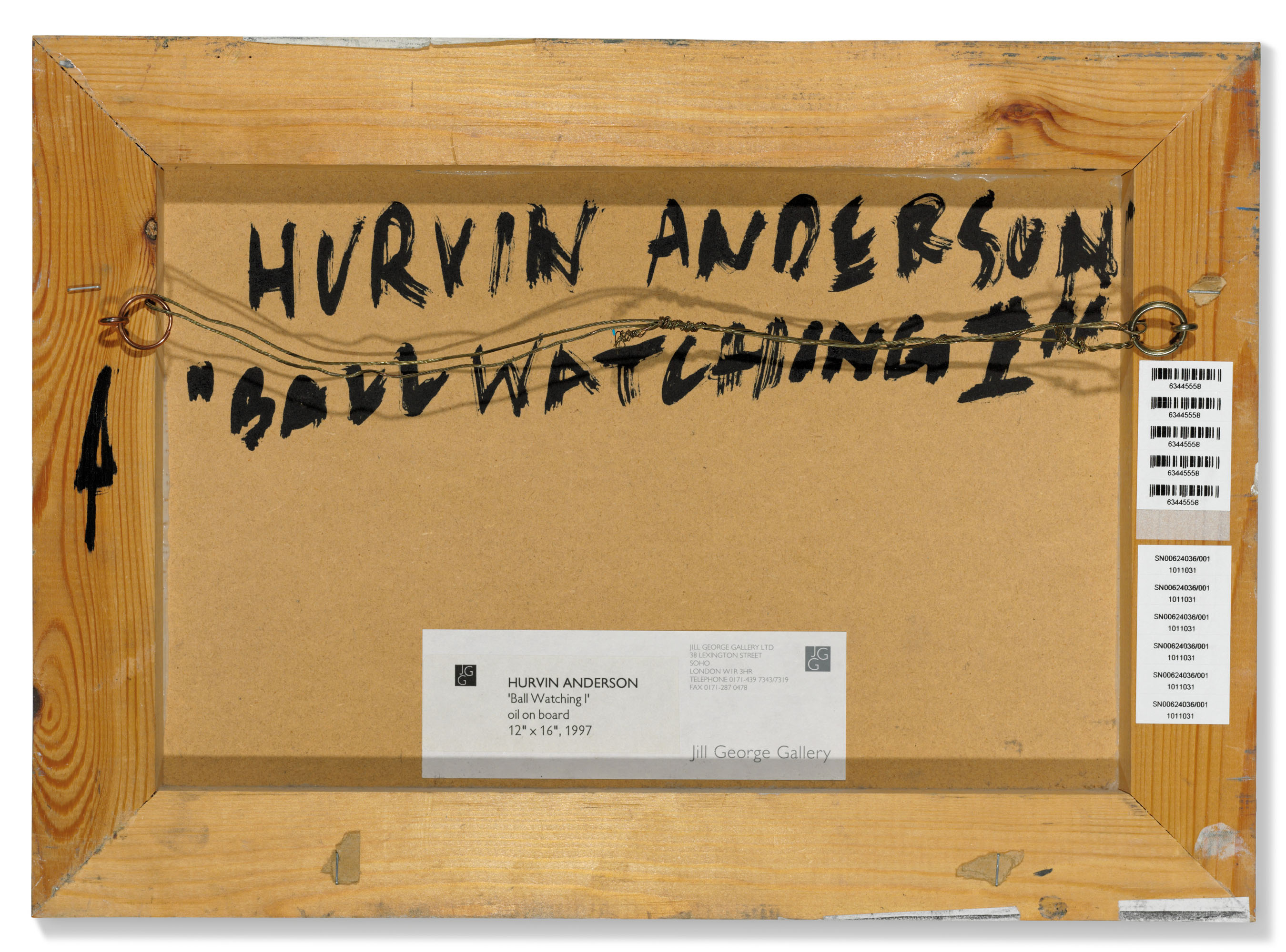 Hurvin Anderson — Наблюдая за мячом, я, изображение 2
