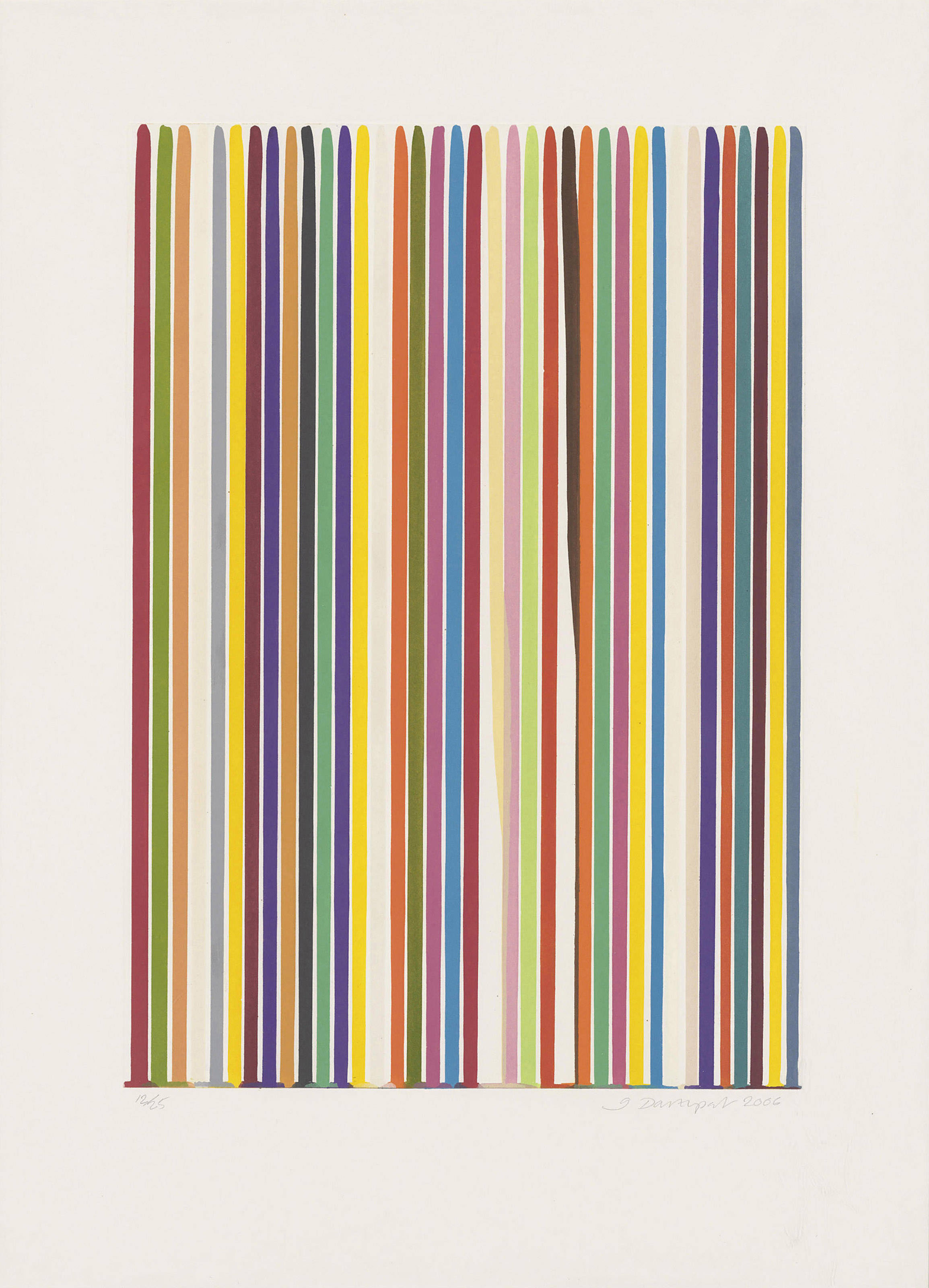Ian Davenport — Вытравленные линии 1