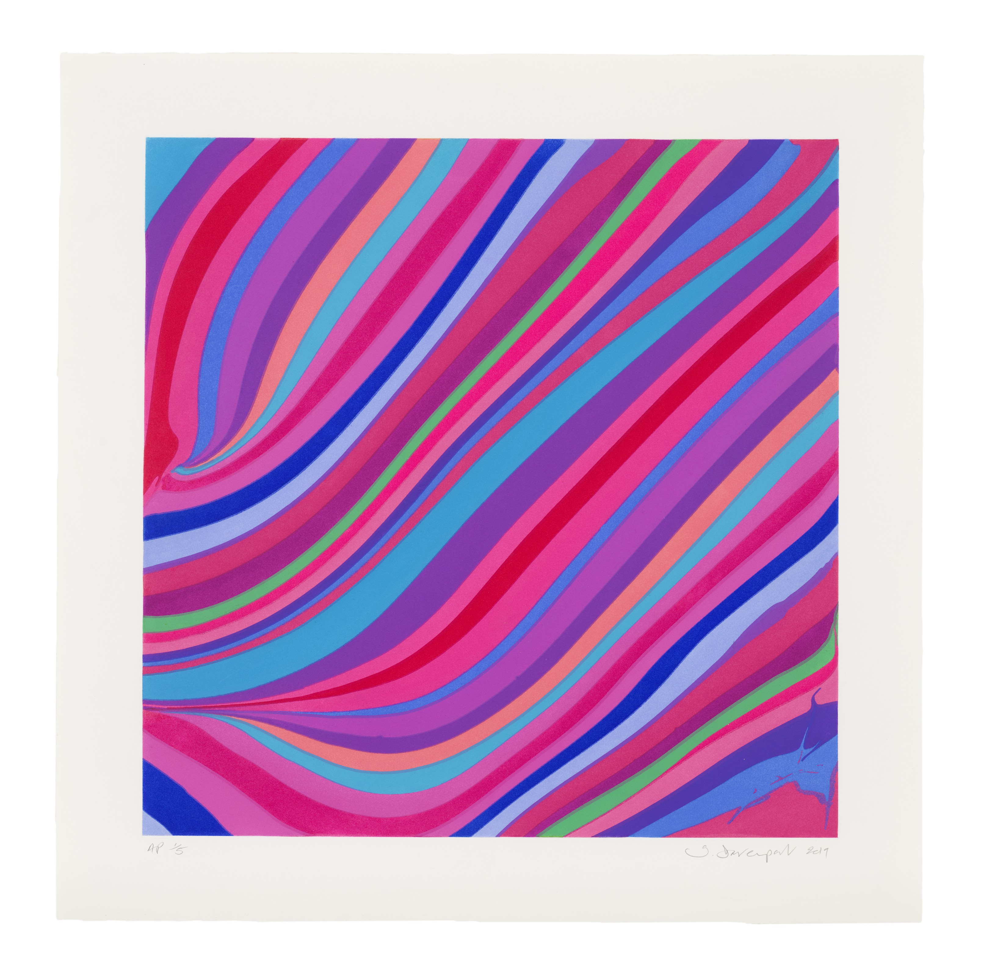 Ian Davenport — Сумерки (По диагоналям)