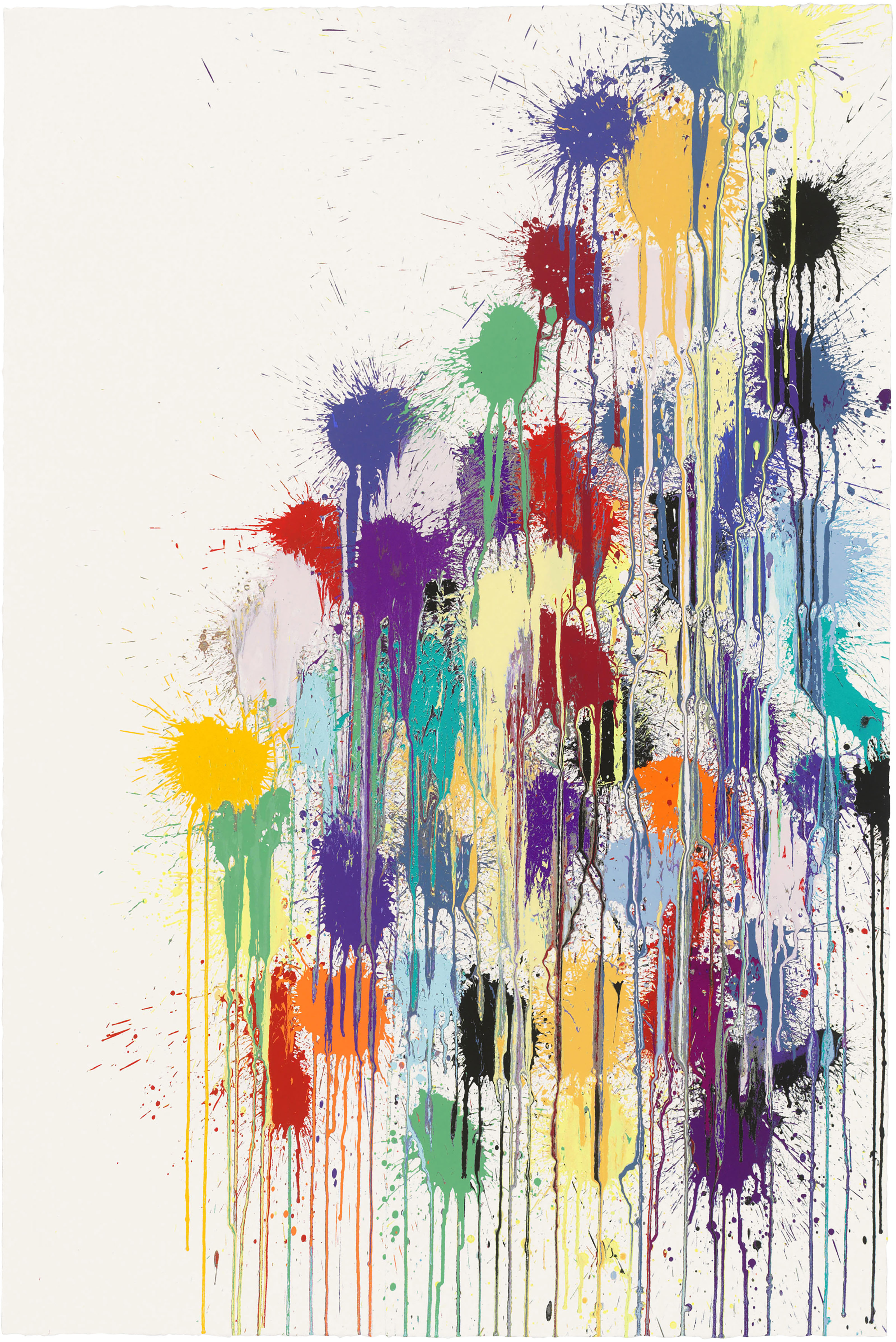 Ian Davenport — Слайд с цветным рисунком (белый)