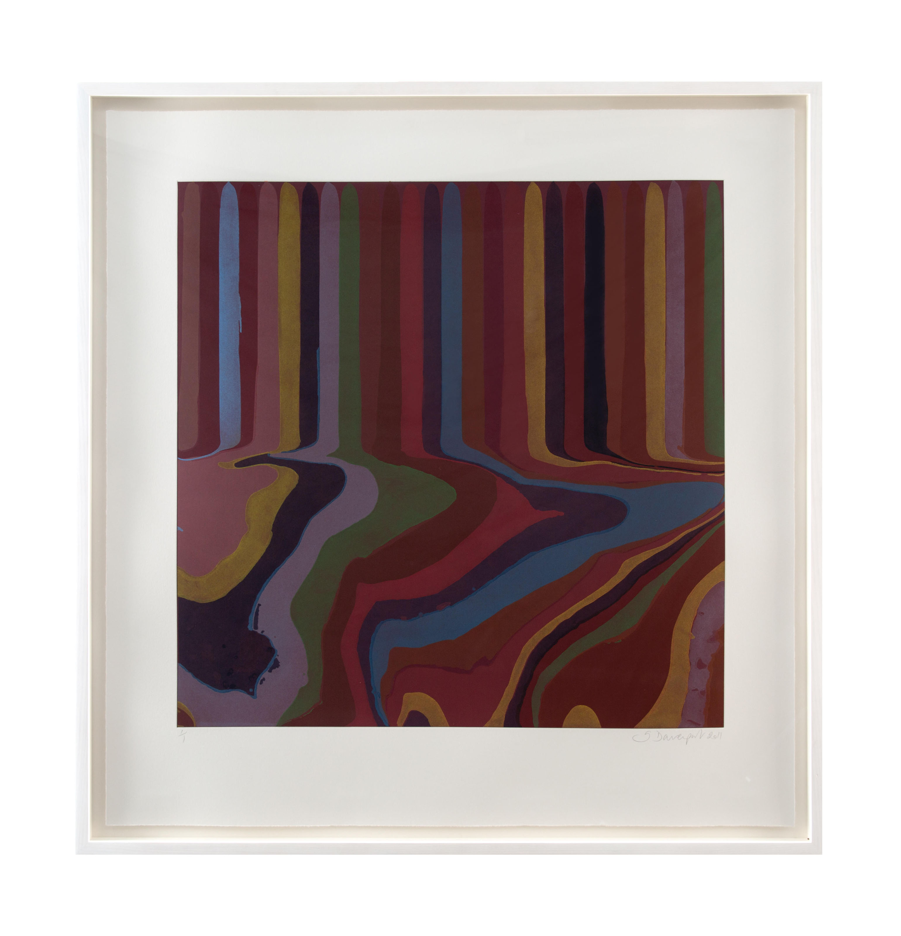Ian Davenport — КАРТИНА ИЭНА ДЭВЕНПОРТА (Р. 1966), ПОДАРЕННАЯ ИЭНОМ ДЭВЕНПОРТОМ И ГАЛЕРЕЕЙ АЛАНА КРИСТЕА