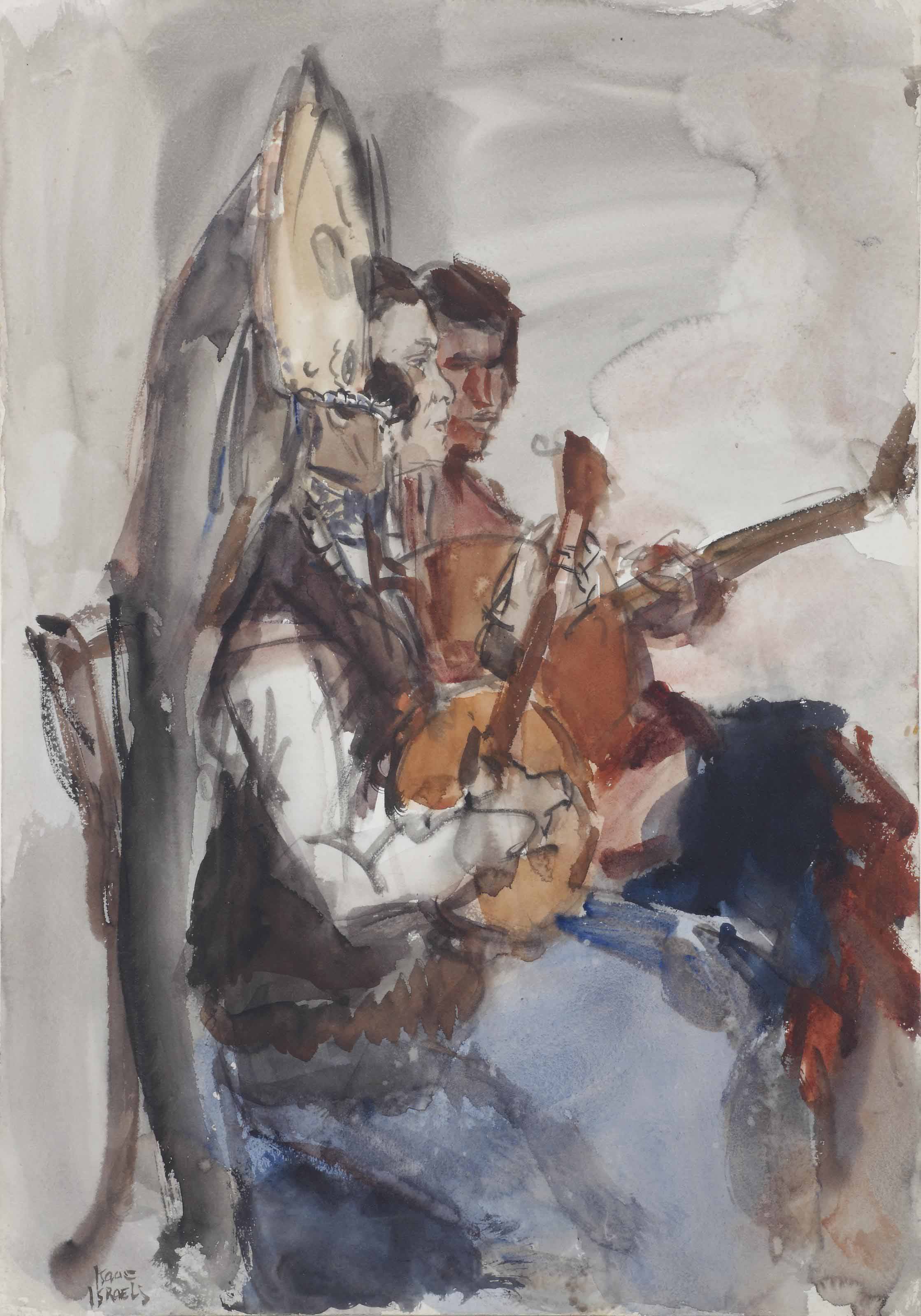 Isaac Israels — Любители играть на балалайке