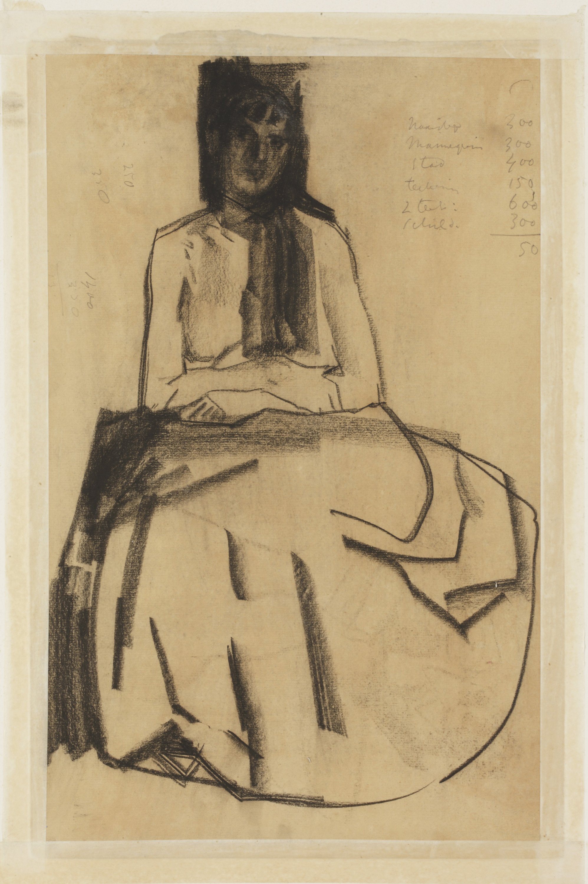 Isaac Israels — Элегантная женщина в шляпе (справа); Сидящая женщина (сзади), изображение 2