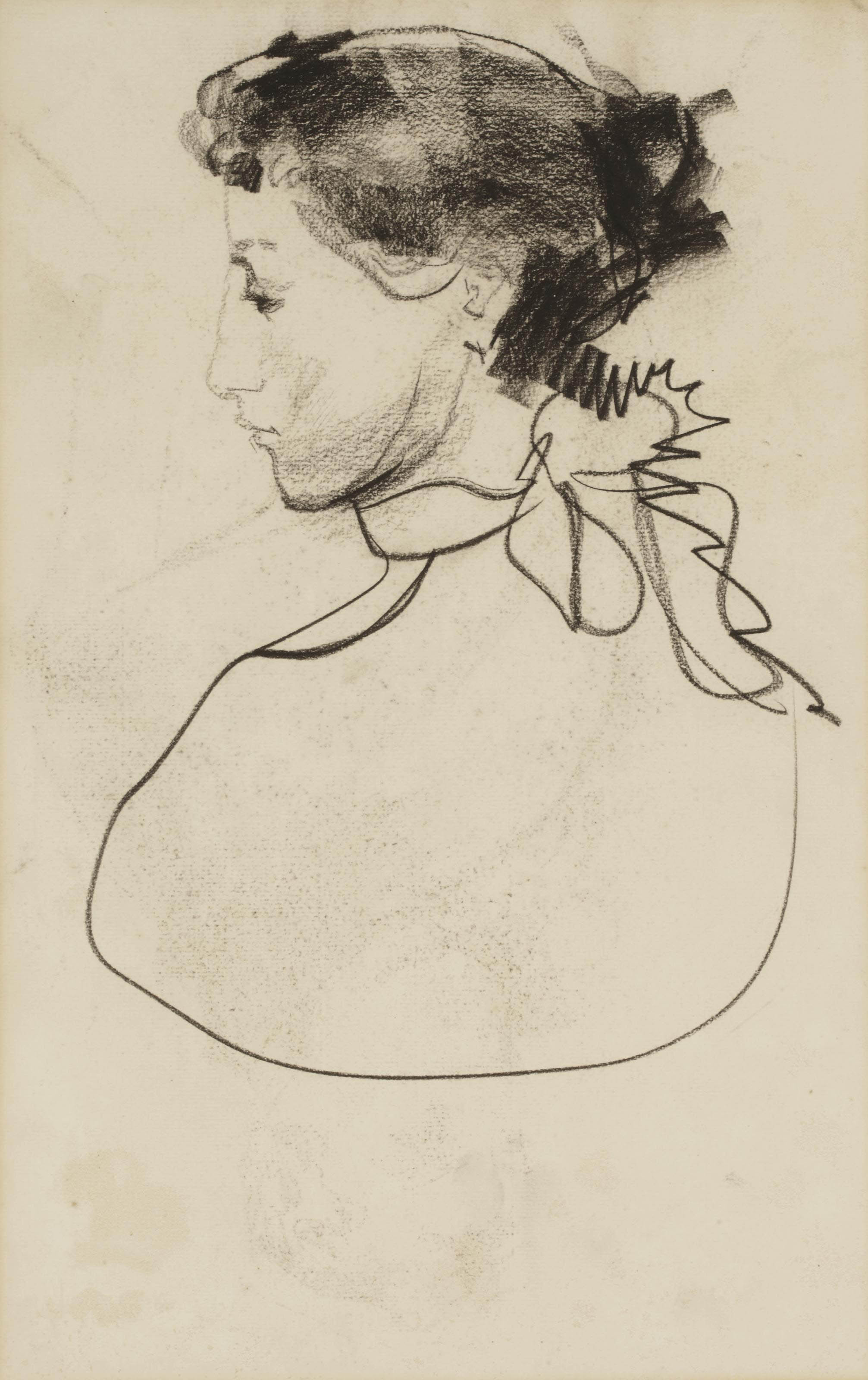 Isaac Israels — Портрет дамы с лентой (слева направо); Две обнаженные женщины (справа налево)