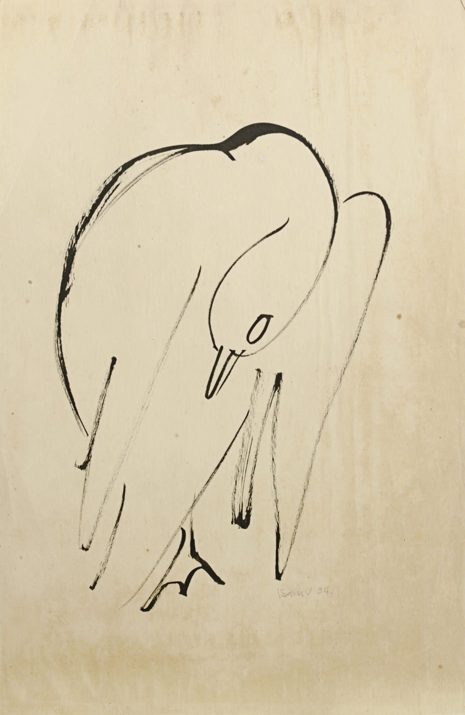 Isamu Noguchi — Без названия (Птица)