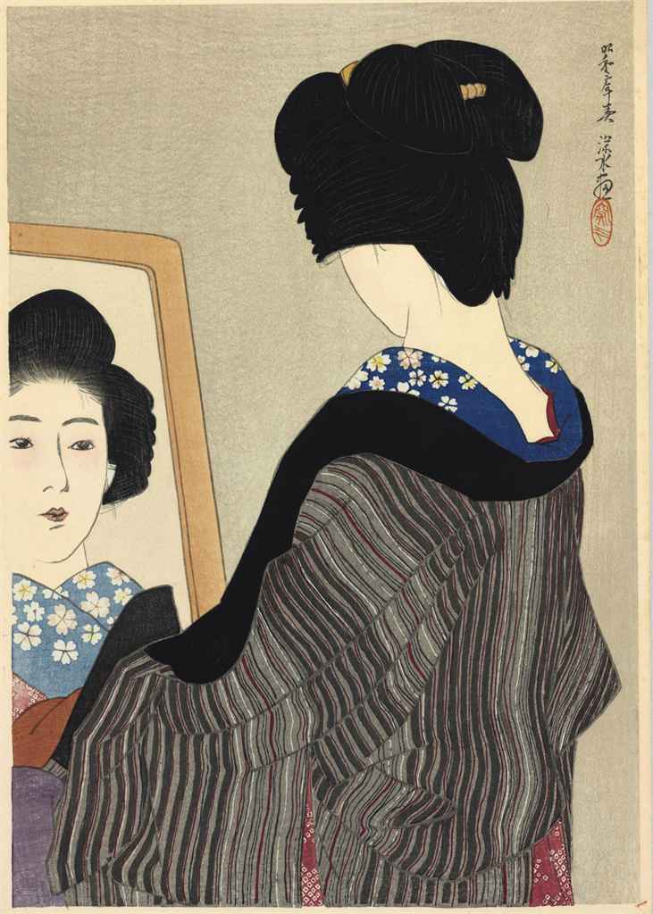 Ito Shinsui — Куроэри (Черный воротничок), 1928