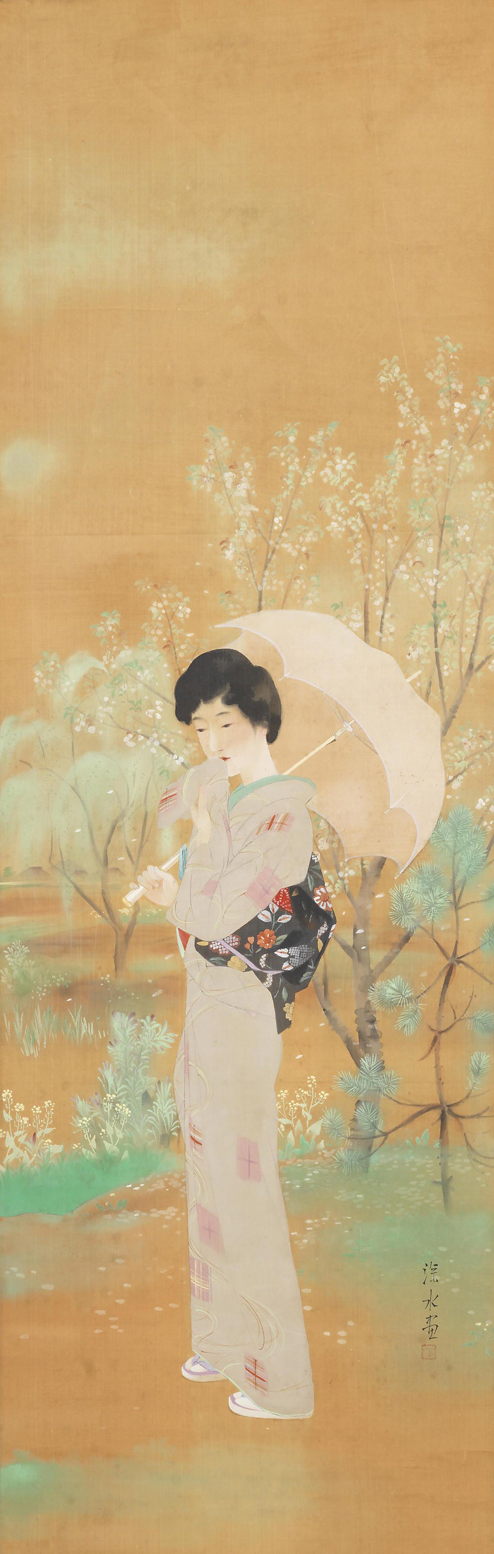 Ito Shinsui — Когаи-но-хару (Весна в пригороде)