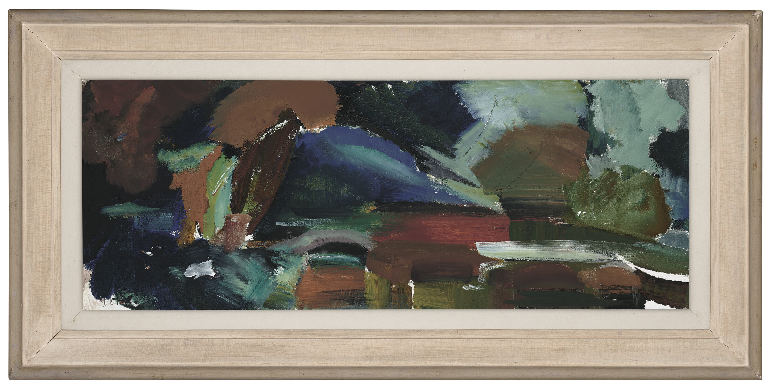 Ivon Hitchens — Фундамент разрушенной мельницы близ Дроксфорда, изображение 3