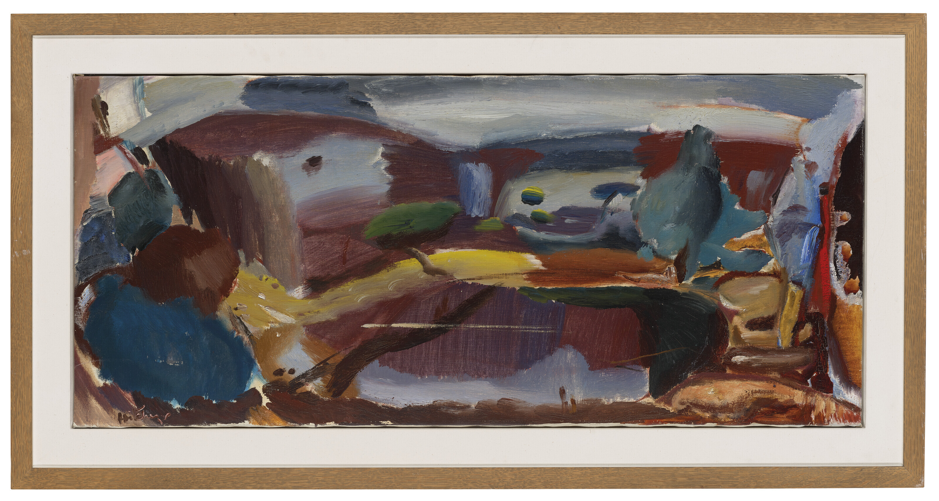 Ivon Hitchens — Болотистый бассейн № 6, после дождя, изображение 4