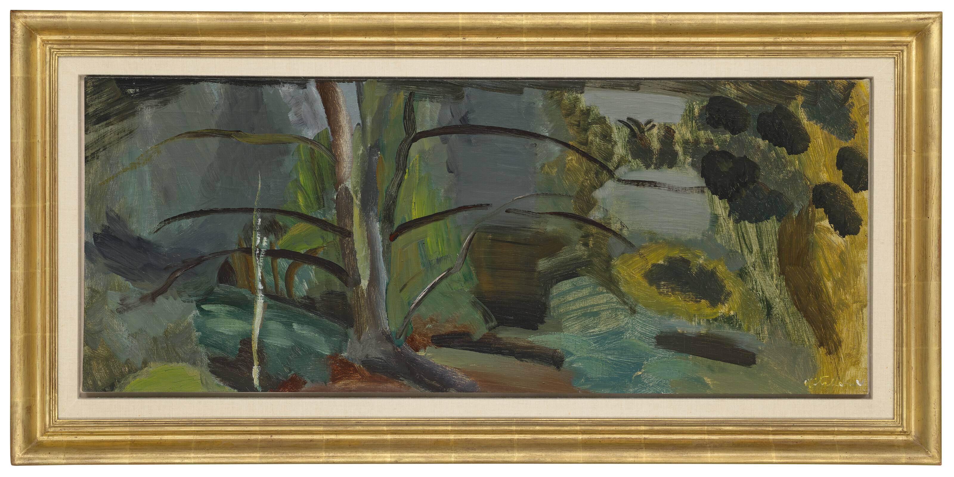 Ivon Hitchens — Темная роща, изображение 3