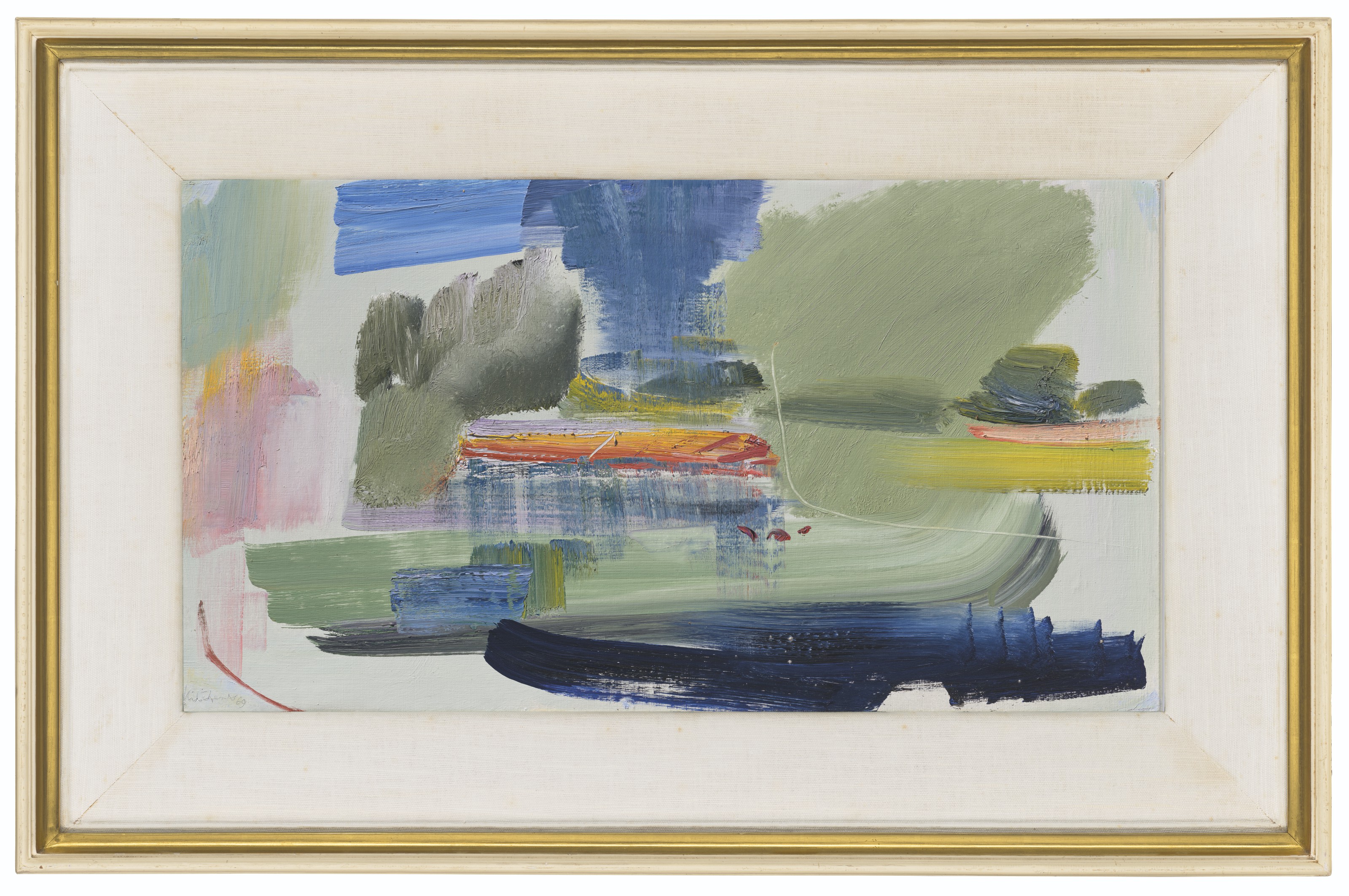 Ivon Hitchens — Река Сассекс, мост и плотина, изображение 2