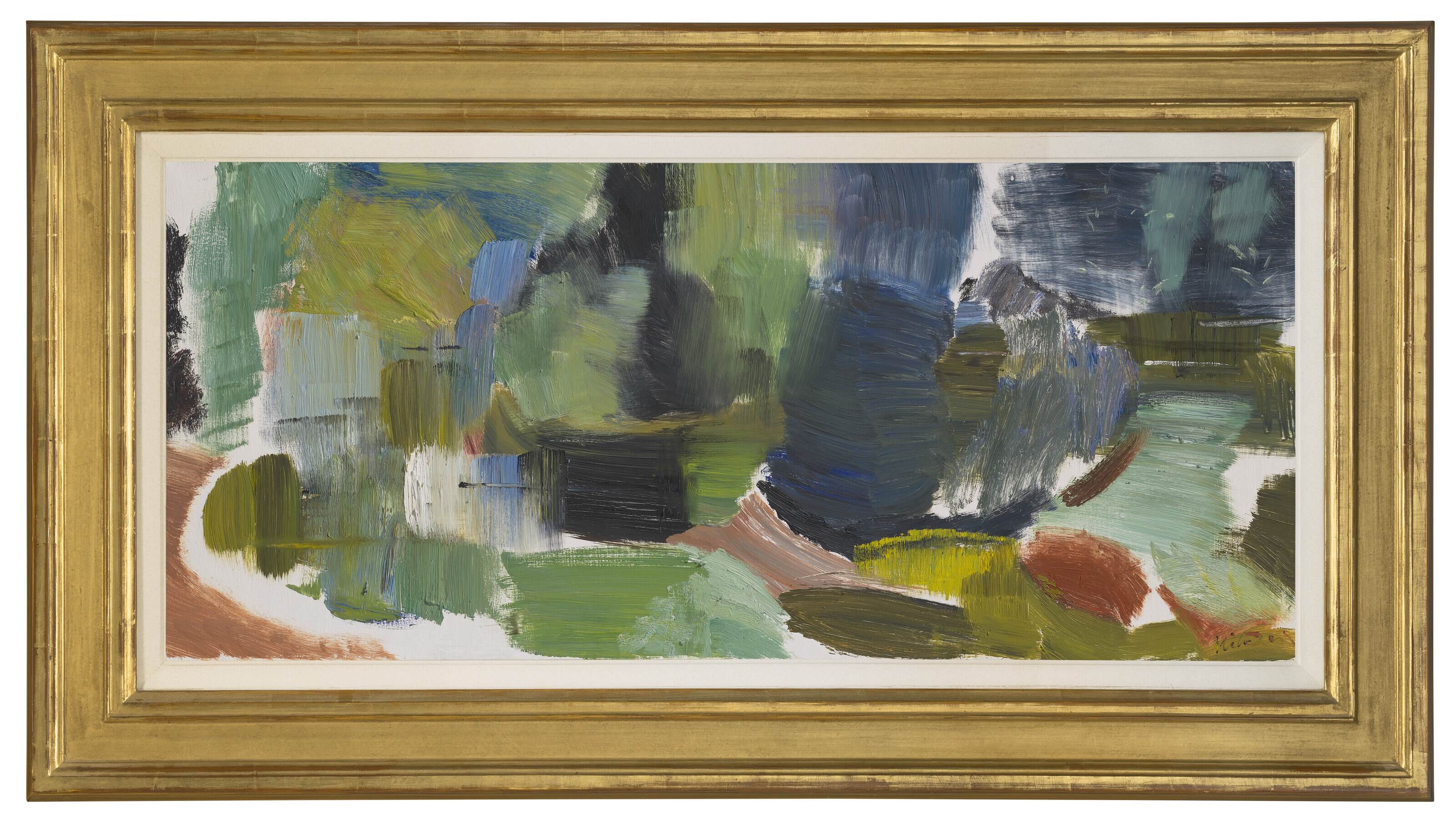 Ivon Hitchens — Вода и ивы, изображение 2
